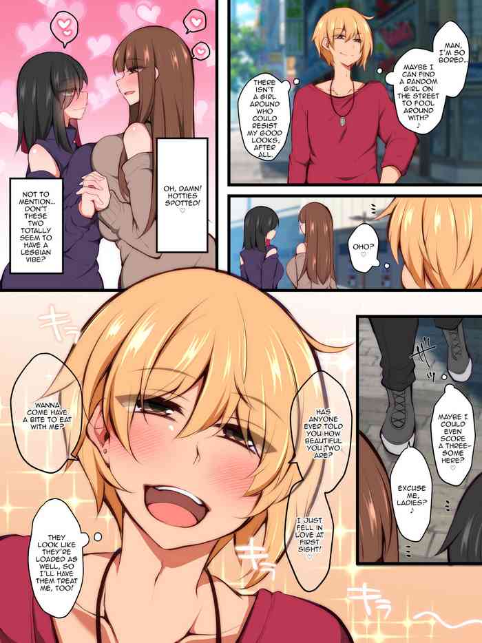 A Man Who Tried to Get Between a Futanari Lesbian Couple cover