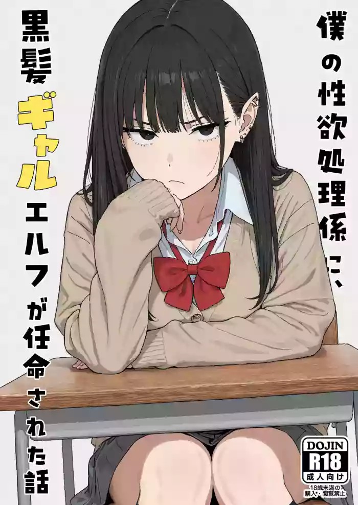Boku no Seiyoku Shori Gakari ni, Kurokami Gal Elf ga Ninmei Sareta Hanashi cover
