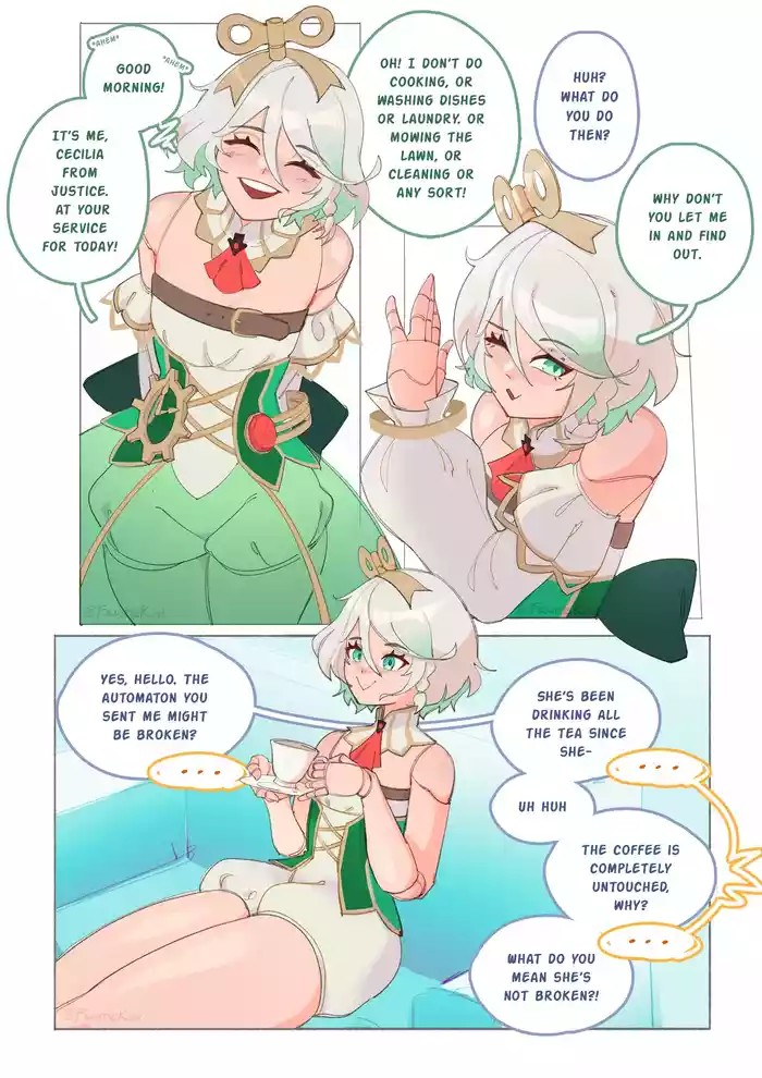 Cecilia at Your Service + Animation cover