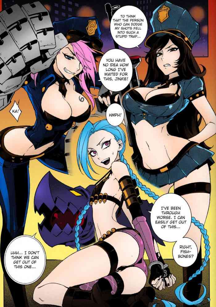 JINX Come On! Shoot Faster (League of Legends) English [Turtle.Fish.Paint (Hirame Sensei)] [[HerpaDerpMan] [Colorized] [Decensored]  TeenSpiritHentai cover