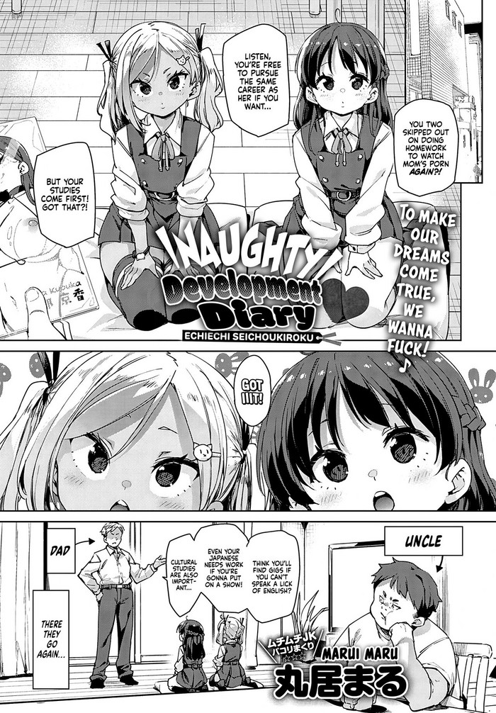 Naughty Development Diary 1-2 cover