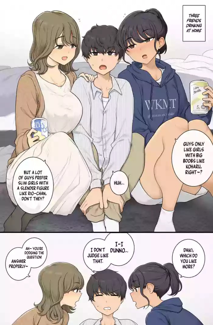 Threesome Caught Between Slim And Voluptuous cover
