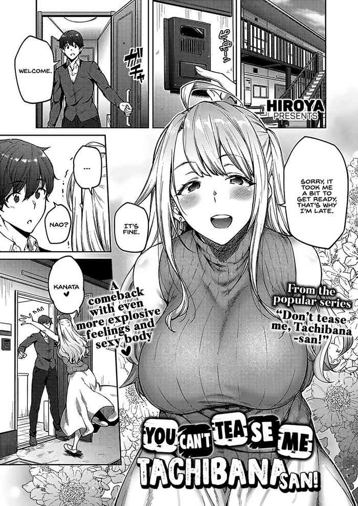 You can't tease me Tachibana-san! cover