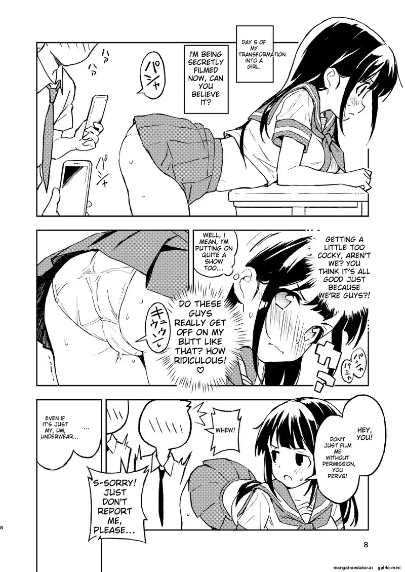 1-kagetsu Ninshin Shinakereba Otoko ni Modoreru Hanashi 1 page 8