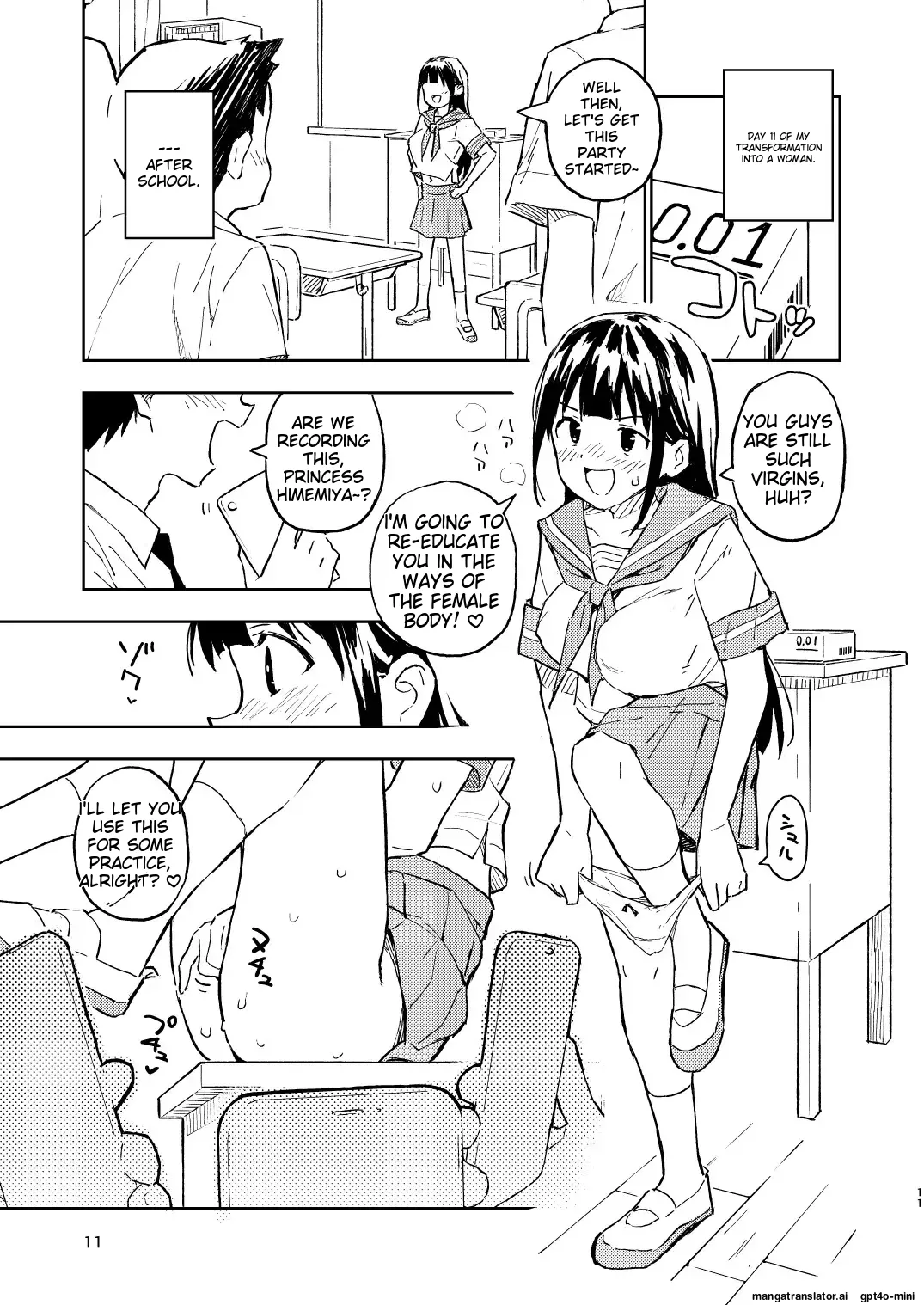 1-kagetsu Ninshin Shinakereba Otoko ni Modoreru Hanashi 2 page 12