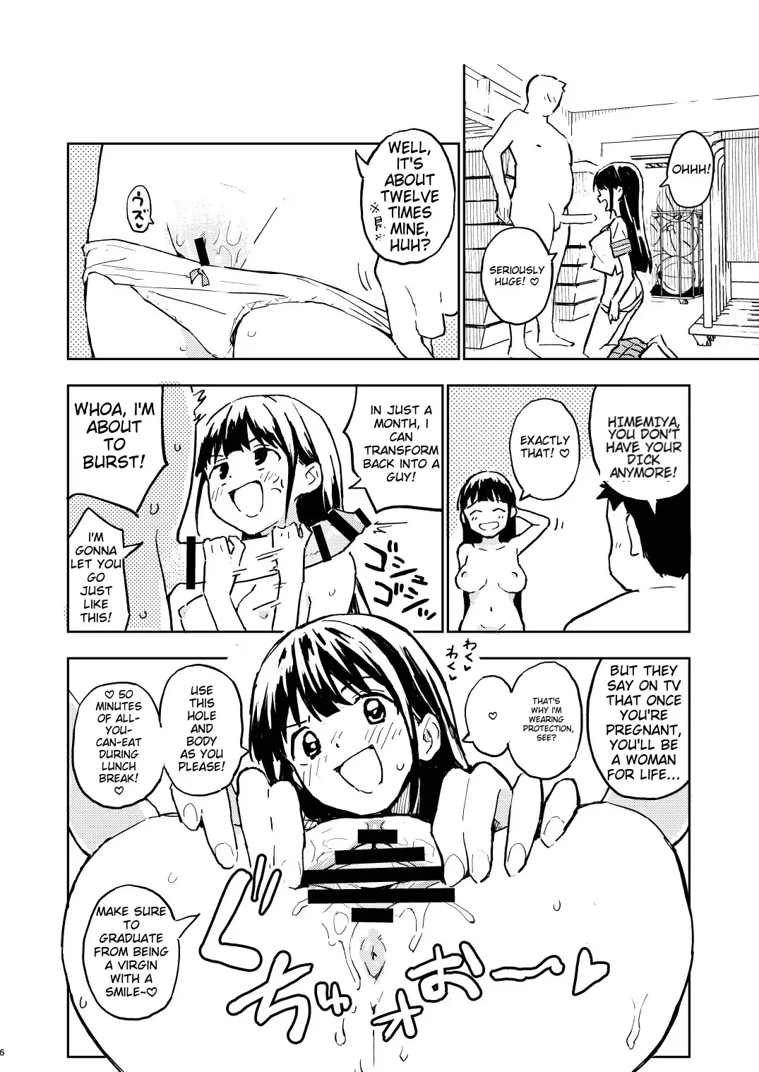 1-kagetsu Ninshin Shinakereba Otoko ni Modoreru Hanashi 2 page 7