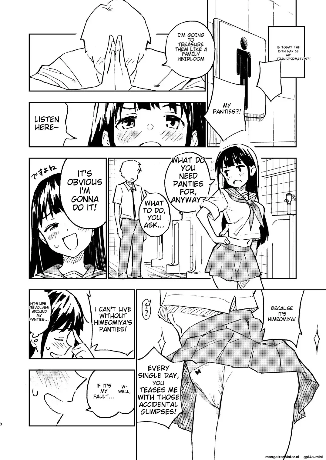 1-kagetsu Ninshin Shinakereba Otoko ni Modoreru Hanashi 2 page 9