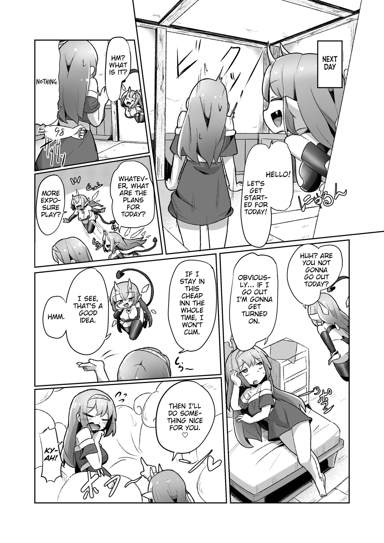 1-sshuukan no Aida 100-kai Zecchou shitara Kore kara Tsuku BaSta ga Isshou Kaijo dekinaku naru Noroi no Ohanashi page 20