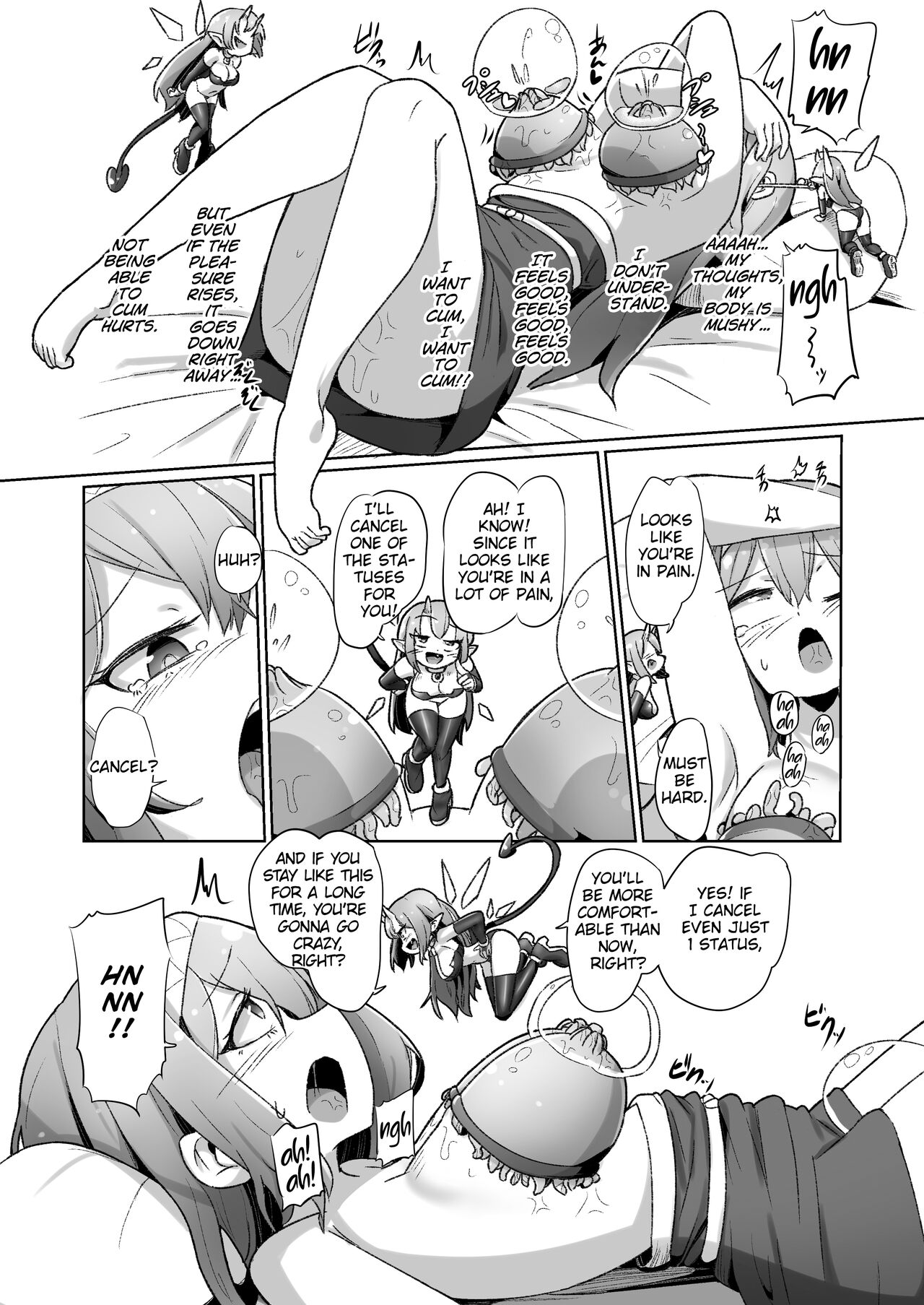 1-sshuukan no Aida 100-kai Zecchou shitara Kore kara Tsuku BaSta ga Isshou Kaijo dekinaku naru Noroi no Ohanashi page 39