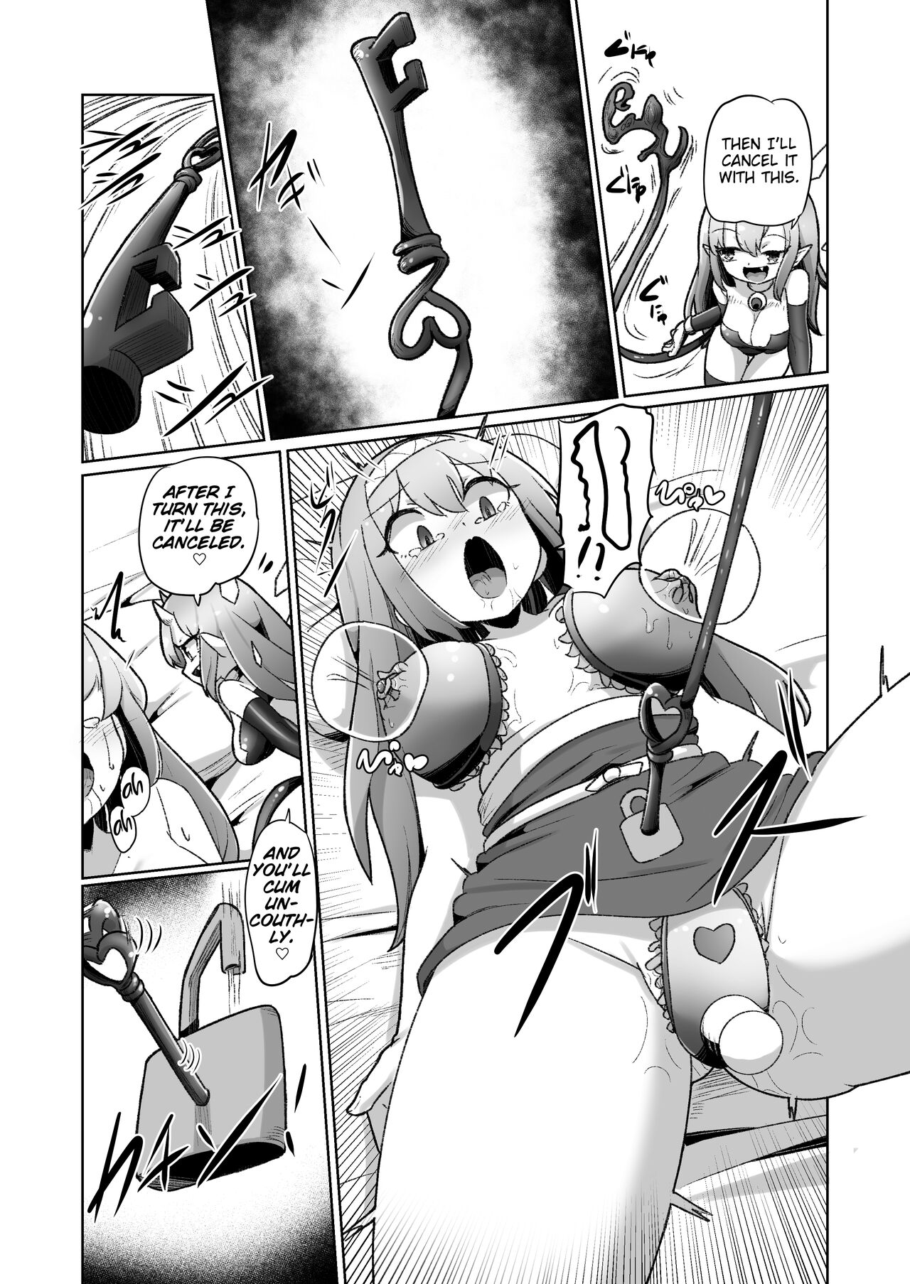1-sshuukan no Aida 100-kai Zecchou shitara Kore kara Tsuku BaSta ga Isshou Kaijo dekinaku naru Noroi no Ohanashi page 43