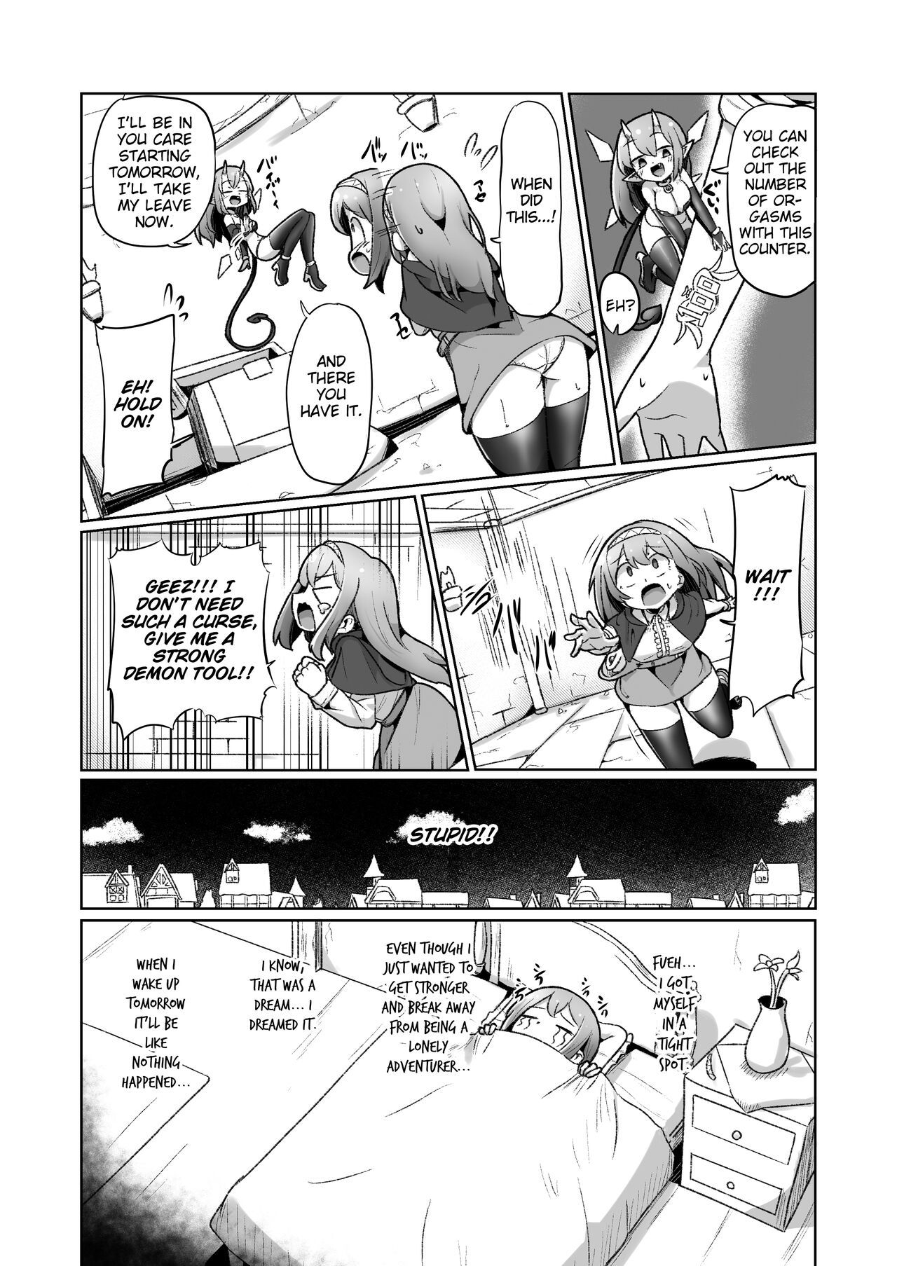 1-sshuukan no Aida 100-kai Zecchou shitara Kore kara Tsuku BaSta ga Isshou Kaijo dekinaku naru Noroi no Ohanashi page 8