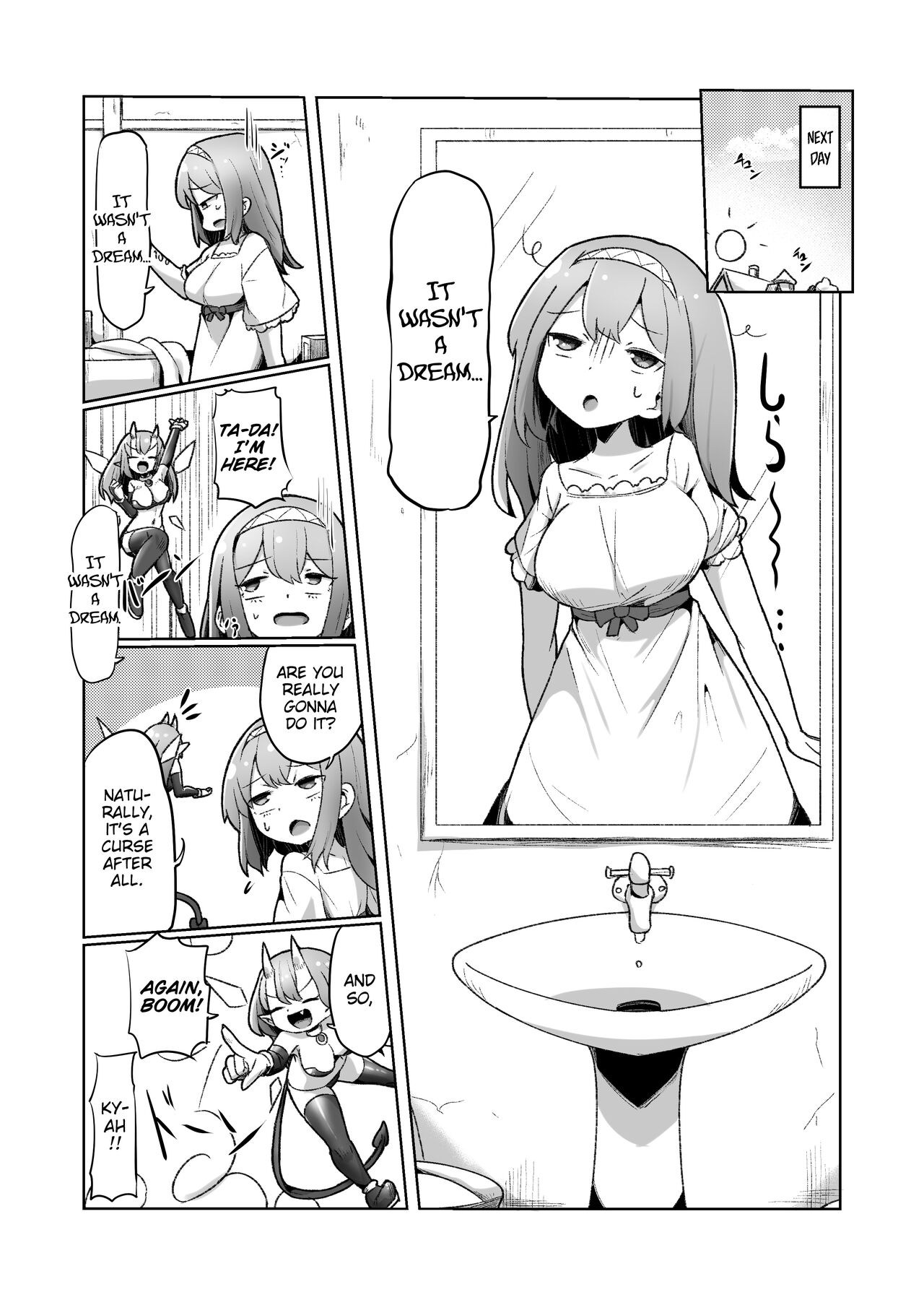 1-sshuukan no Aida 100-kai Zecchou shitara Kore kara Tsuku BaSta ga Isshou Kaijo dekinaku naru Noroi no Ohanashi page 9