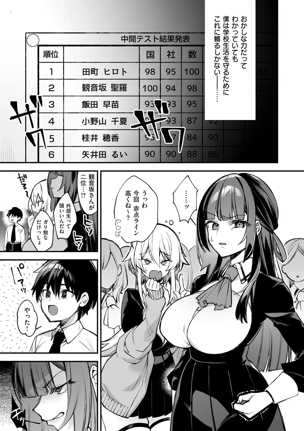 犯され催○ 〜男子1人しかいない学園で性格最悪の女達に犯されまくる〜 page 51