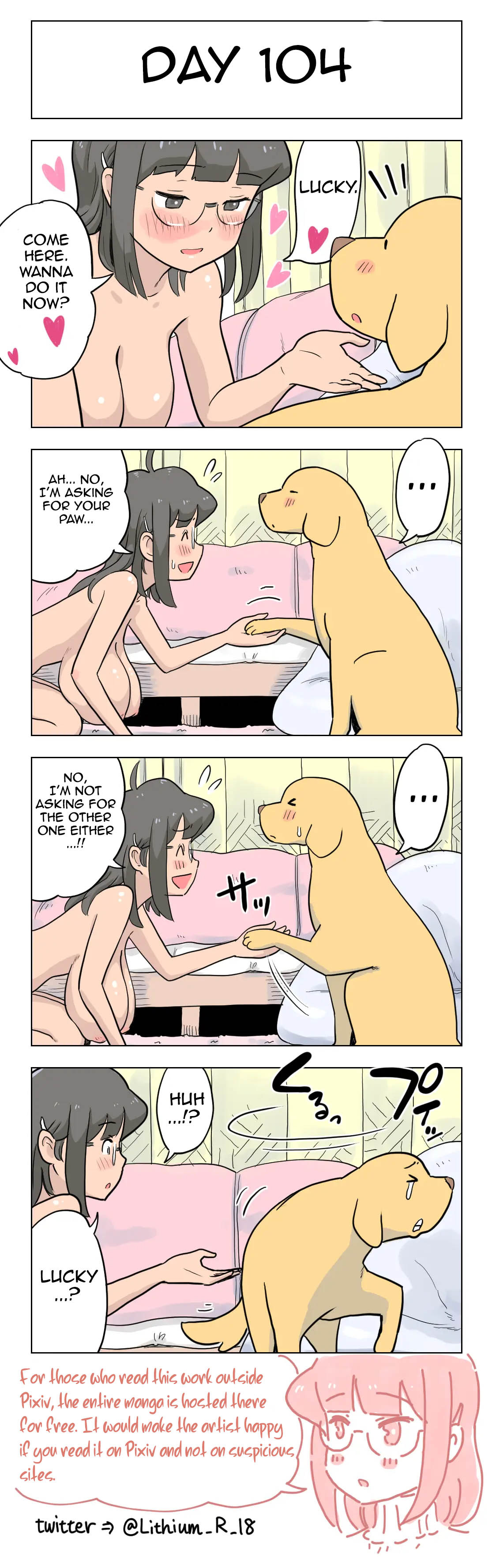 100-Nichigo Ni Aiken To Sex Suru Jimi Kyonyuu Megane-Chan page 105