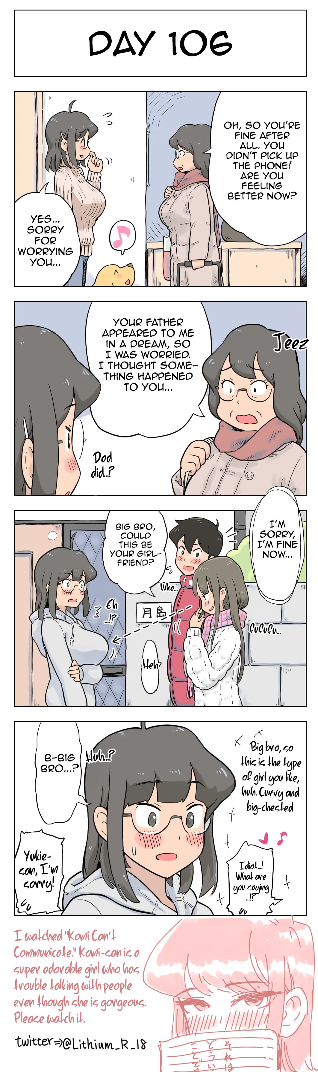100-Nichigo Ni Aiken To Sex Suru Jimi Kyonyuu Megane-Chan page 107