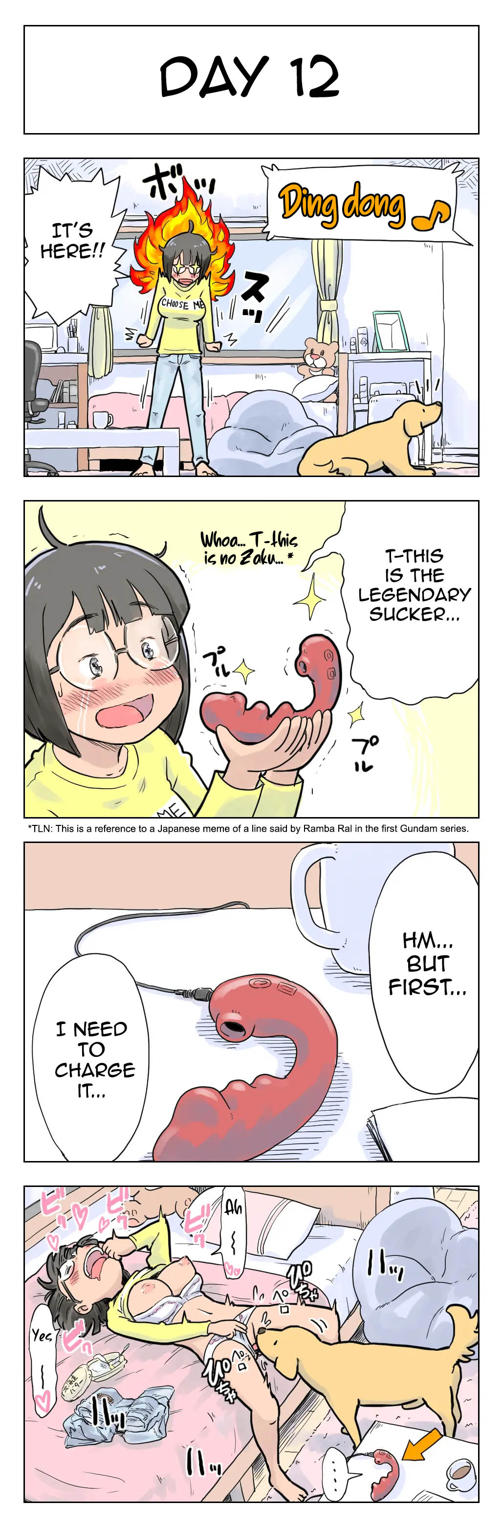 100-Nichigo Ni Aiken To Sex Suru Jimi Kyonyuu Megane-Chan page 14