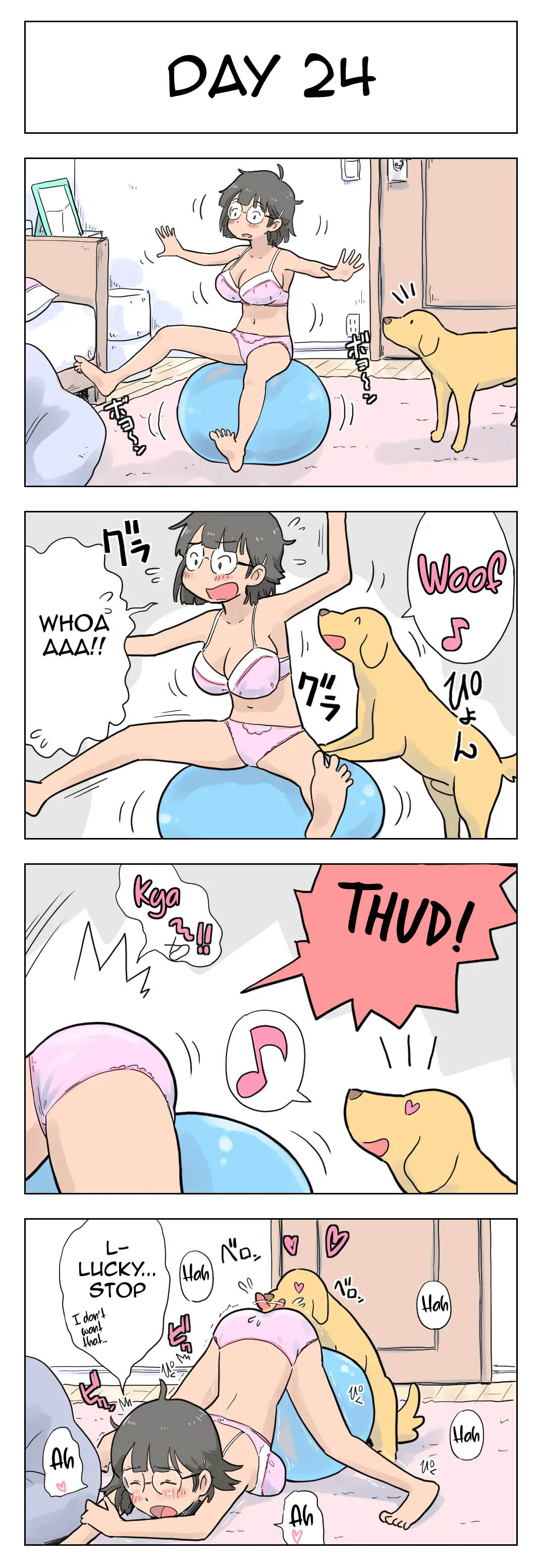 100-Nichigo Ni Aiken To Sex Suru Jimi Kyonyuu Megane-Chan page 25