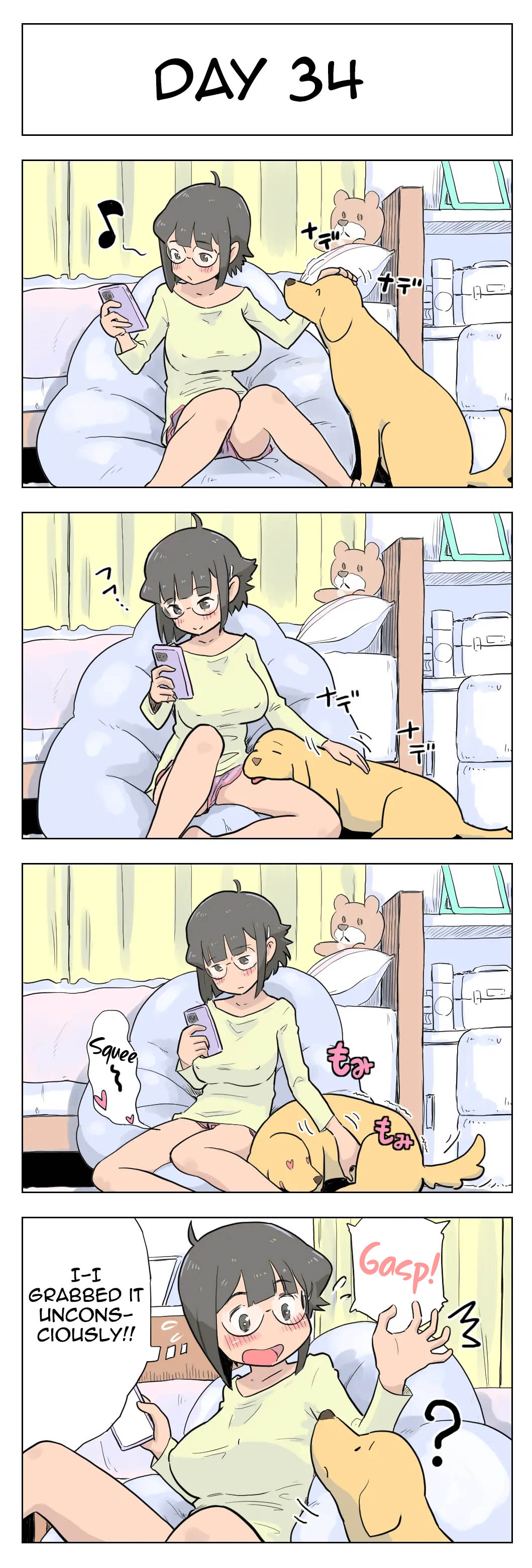 100-Nichigo Ni Aiken To Sex Suru Jimi Kyonyuu Megane-Chan page 35