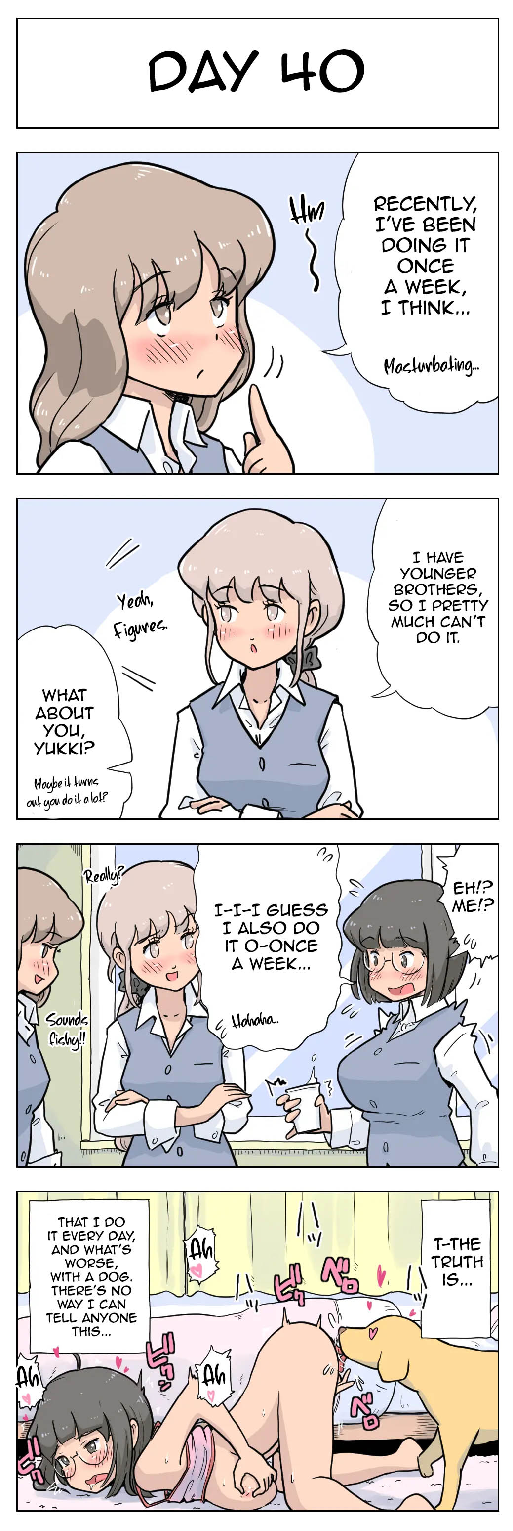 100-Nichigo Ni Aiken To Sex Suru Jimi Kyonyuu Megane-Chan page 41