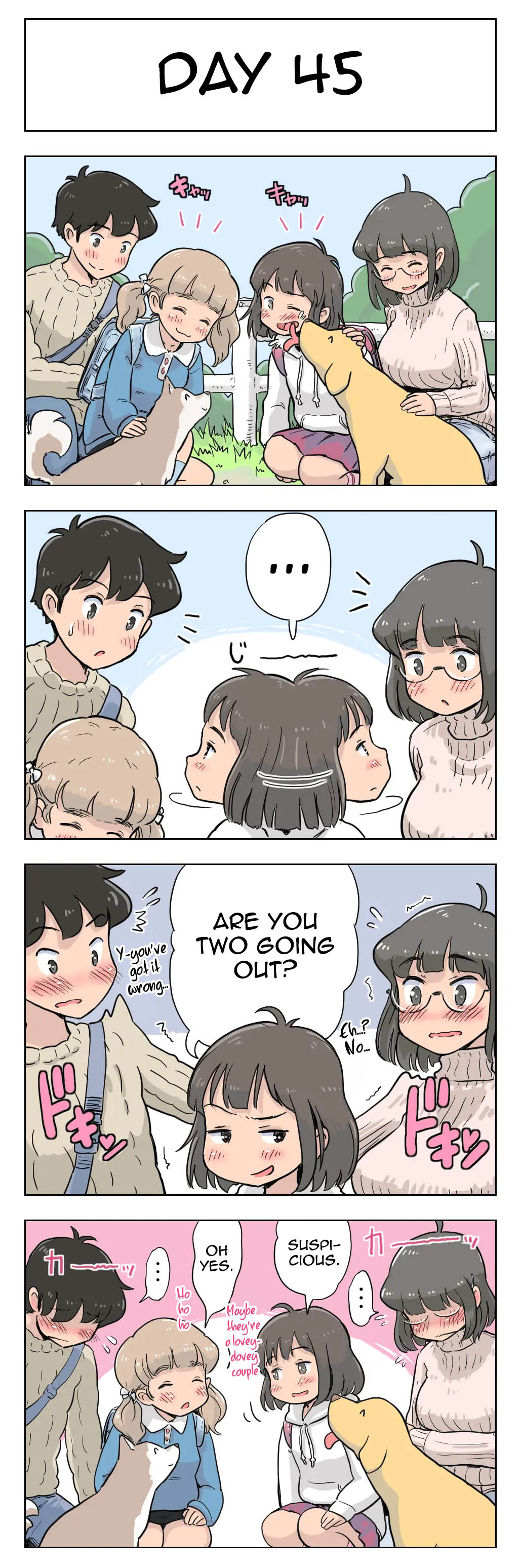 100-Nichigo Ni Aiken To Sex Suru Jimi Kyonyuu Megane-Chan page 46