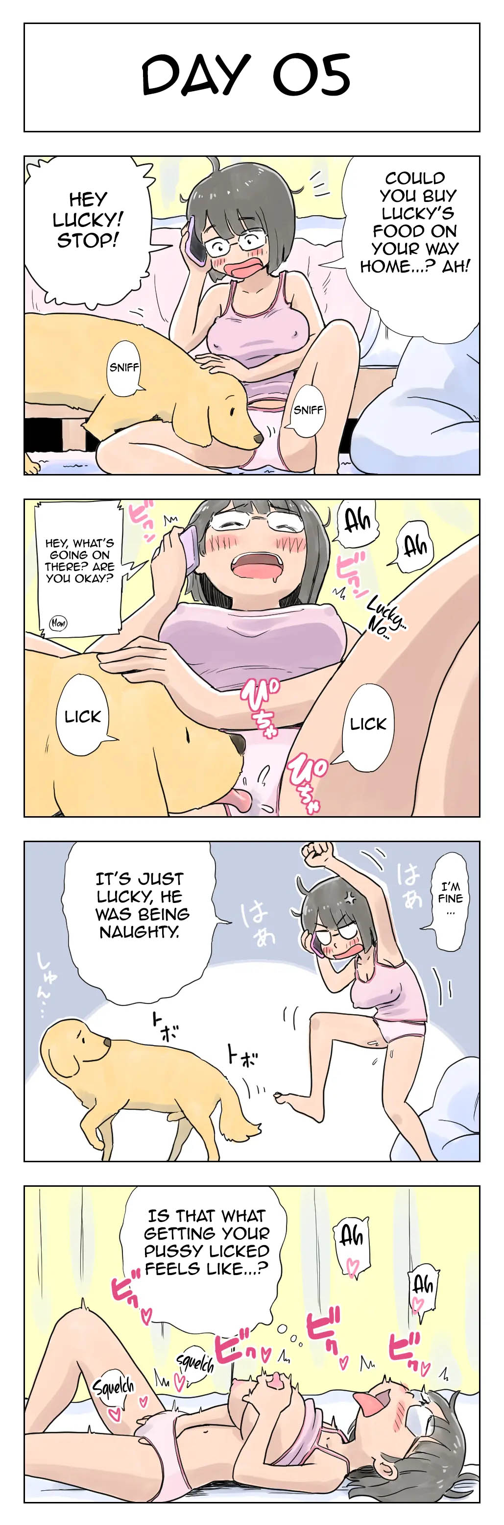 100-Nichigo Ni Aiken To Sex Suru Jimi Kyonyuu Megane-Chan page 6