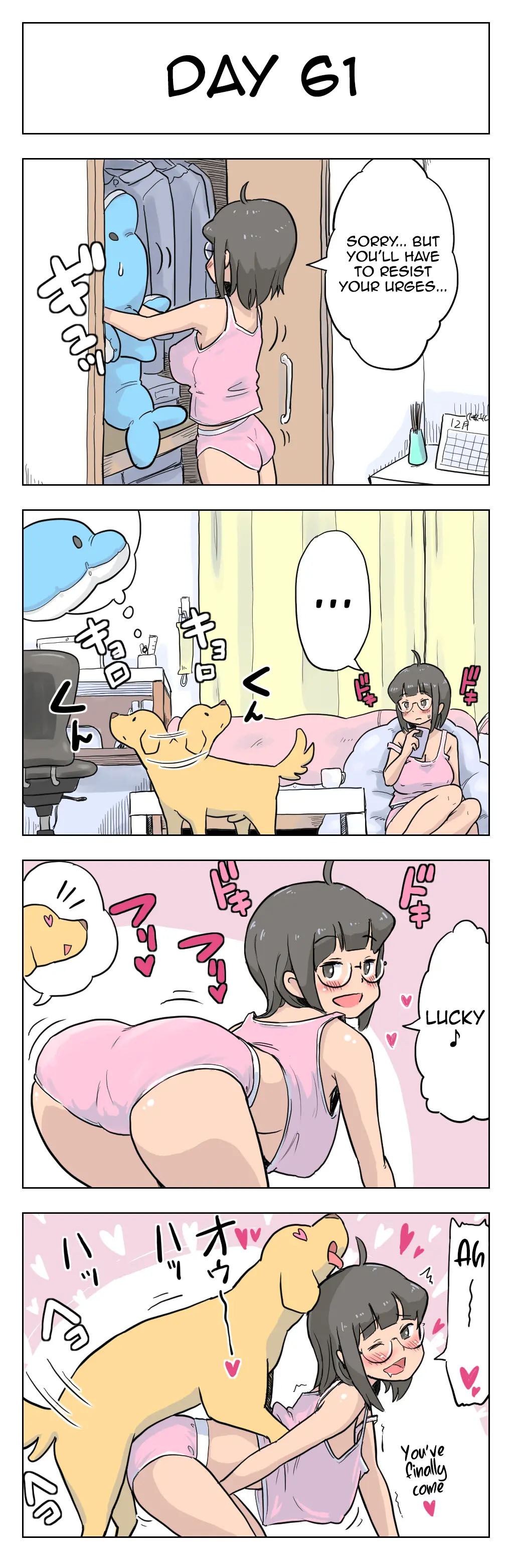 100-Nichigo Ni Aiken To Sex Suru Jimi Kyonyuu Megane-Chan page 62