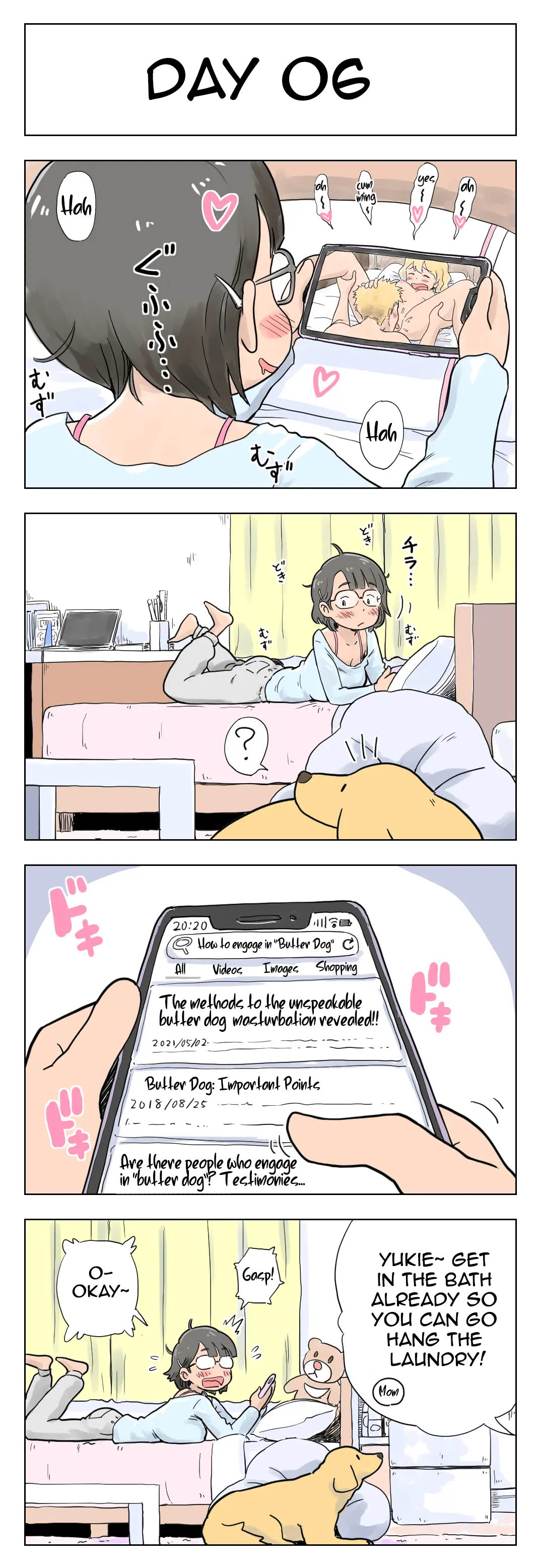 100-Nichigo Ni Aiken To Sex Suru Jimi Kyonyuu Megane-Chan page 7