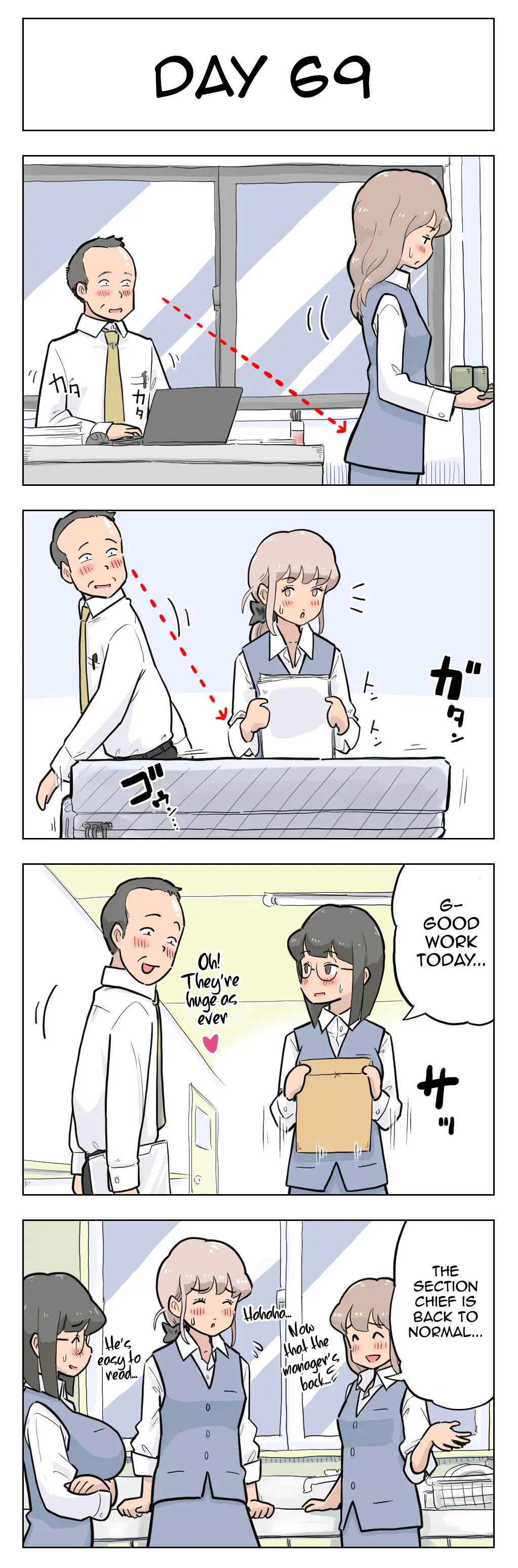 100-Nichigo Ni Aiken To Sex Suru Jimi Kyonyuu Megane-Chan page 70