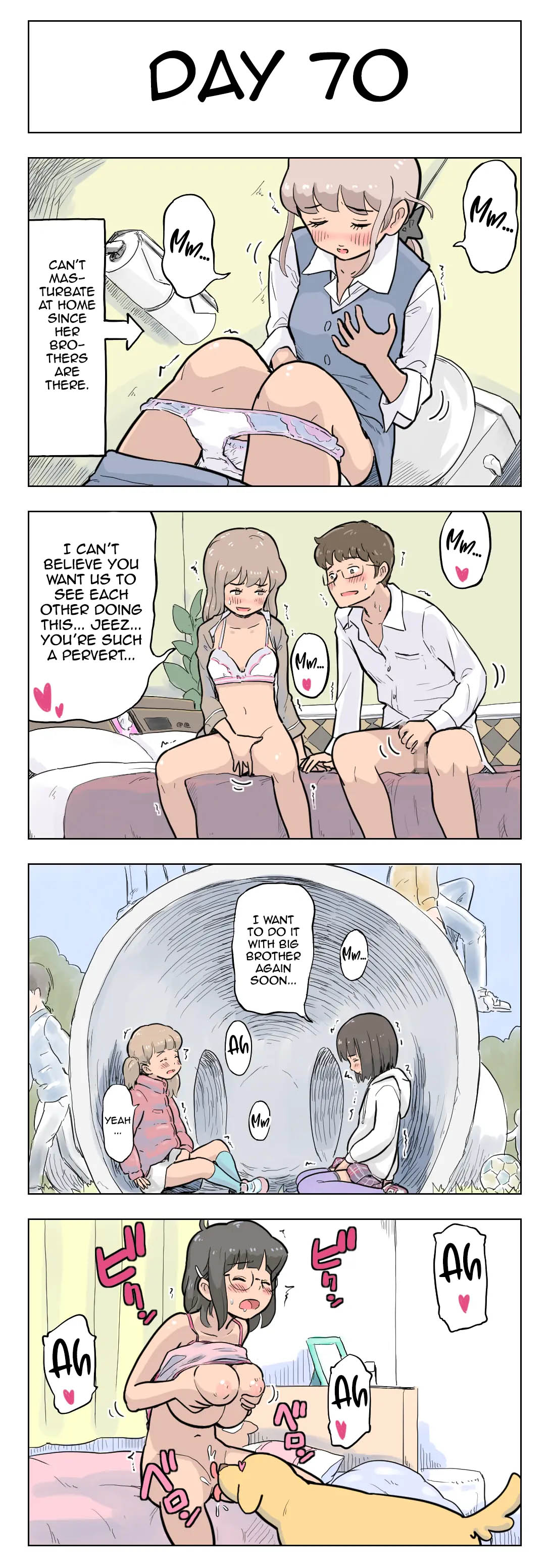 100-Nichigo Ni Aiken To Sex Suru Jimi Kyonyuu Megane-Chan page 71