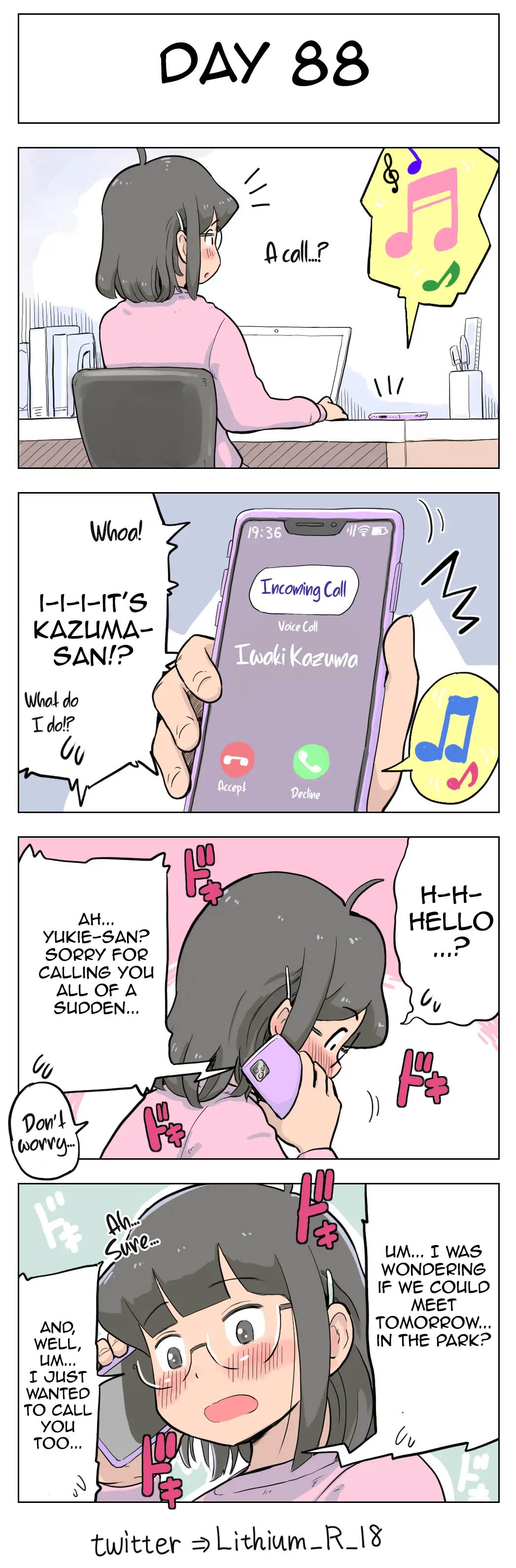 100-Nichigo Ni Aiken To Sex Suru Jimi Kyonyuu Megane-Chan page 89