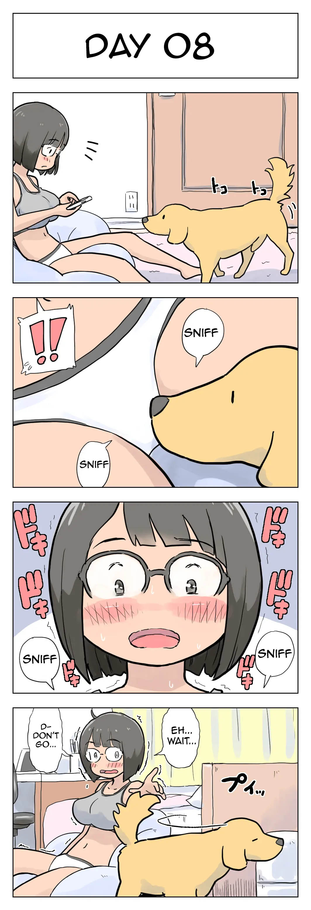 100-Nichigo Ni Aiken To Sex Suru Jimi Kyonyuu Megane-Chan page 9