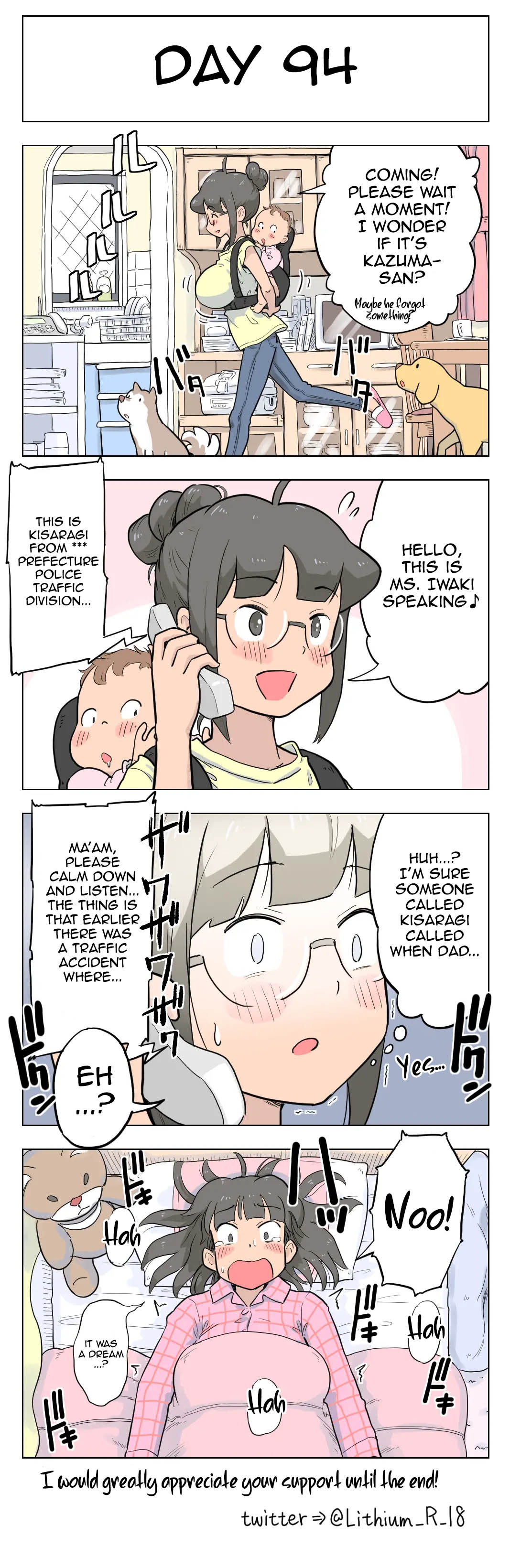 100-Nichigo Ni Aiken To Sex Suru Jimi Kyonyuu Megane-Chan page 95