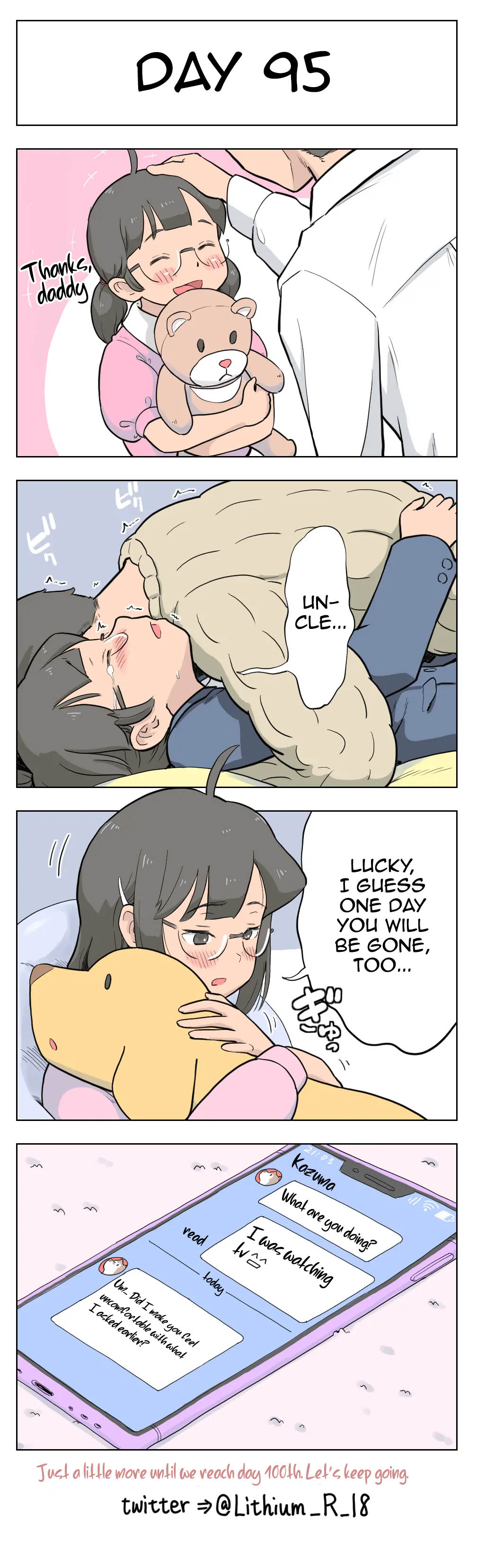 100-Nichigo Ni Aiken To Sex Suru Jimi Kyonyuu Megane-Chan page 96