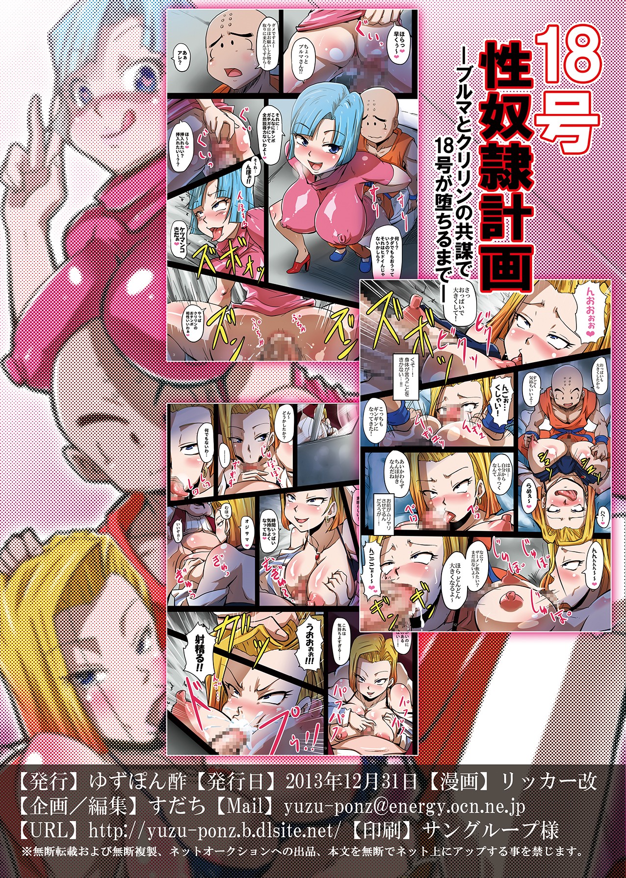 18-gou Sei Dorei Keikaku -Bulma to Krilin no Kyoubou de 18-gou ga Ochiru Made- page 17