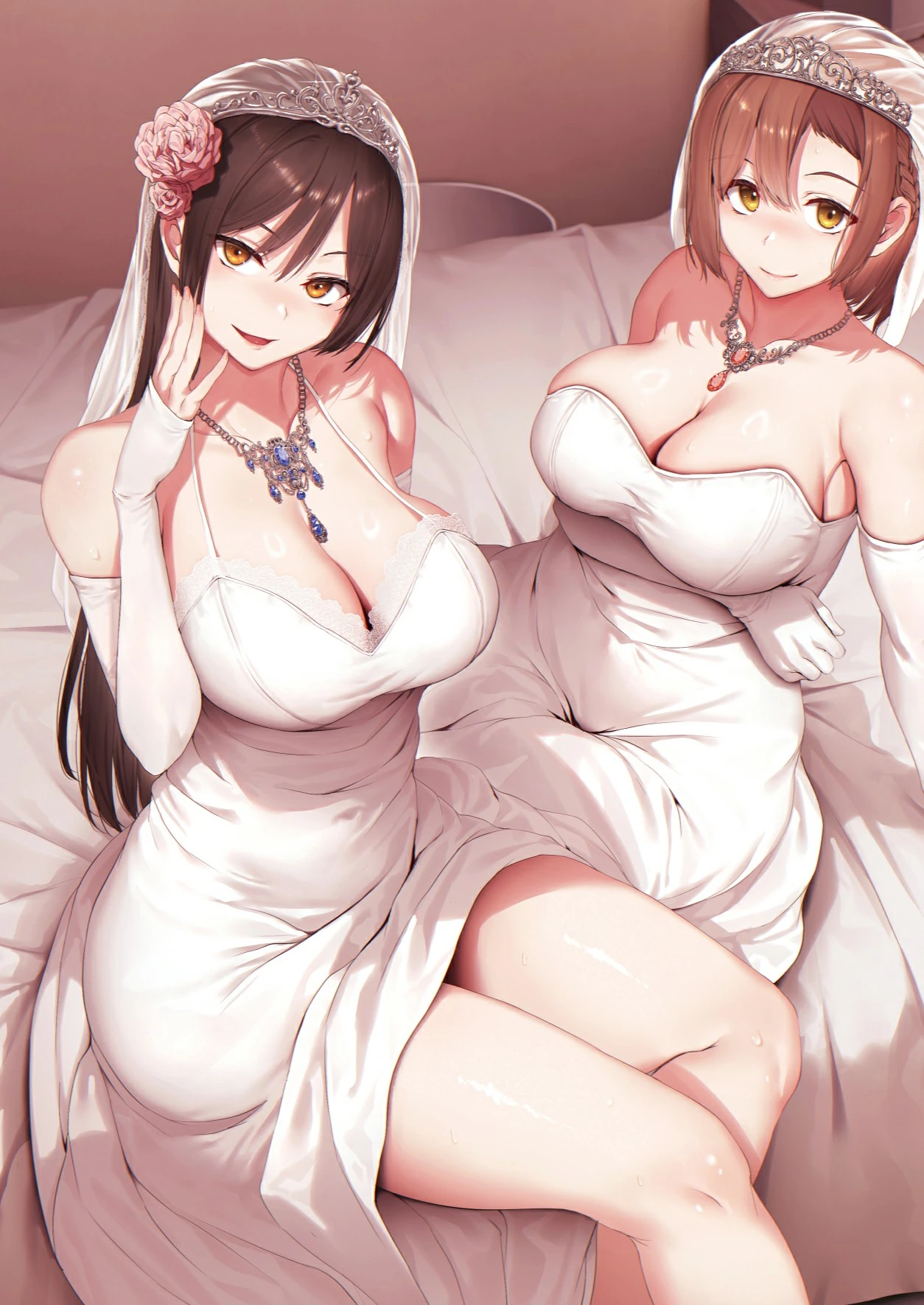 巨乳が2人いないと勃起しない夫のために友達を連れてきた妻総集編 page 226