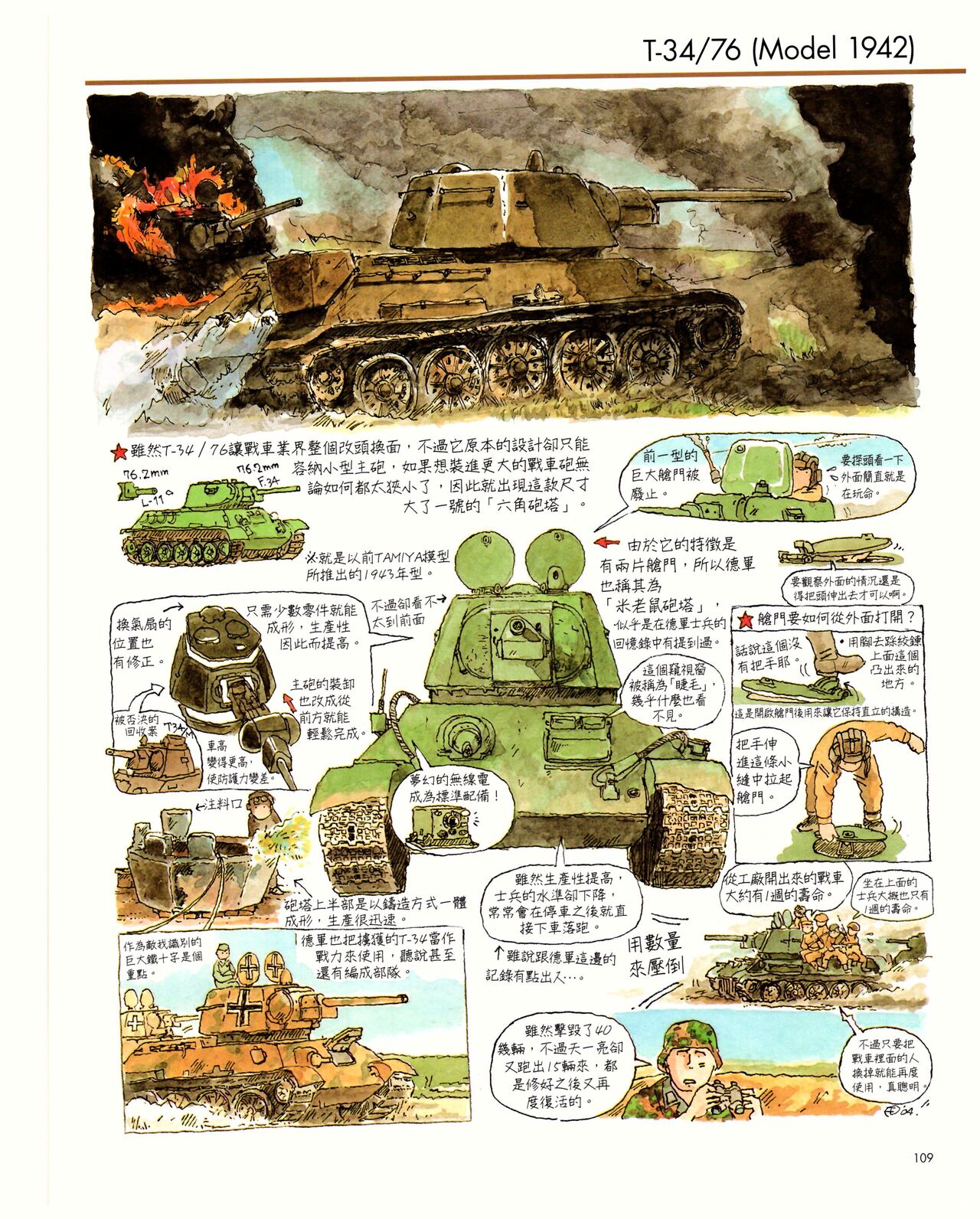 世界戰車博物館圖鑑(2009台版)  PANZERTALES WORLD TANK MUSEUM illustrated page 109
