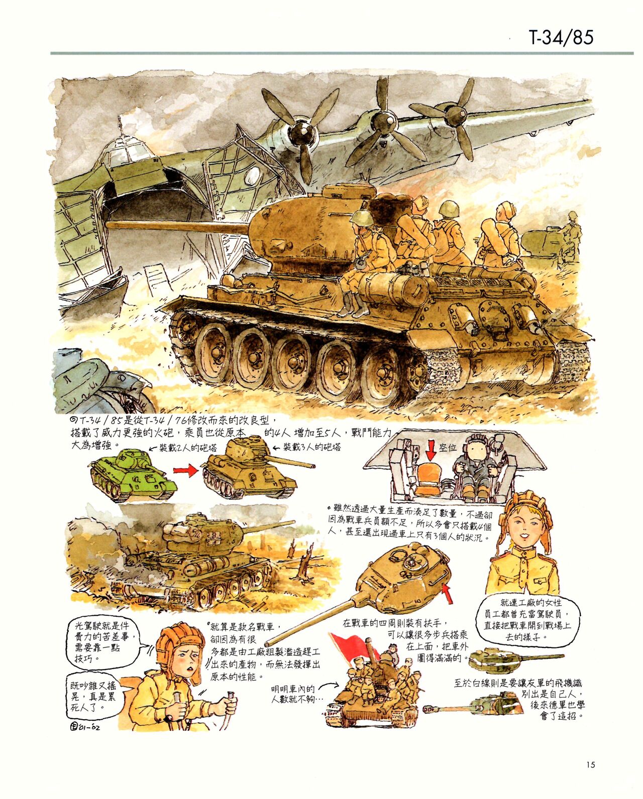 世界戰車博物館圖鑑(2009台版)  PANZERTALES WORLD TANK MUSEUM illustrated page 15
