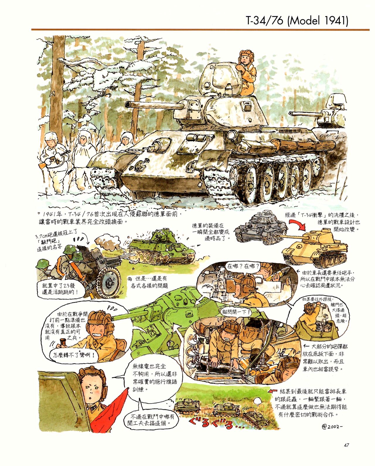 世界戰車博物館圖鑑(2009台版)  PANZERTALES WORLD TANK MUSEUM illustrated page 47