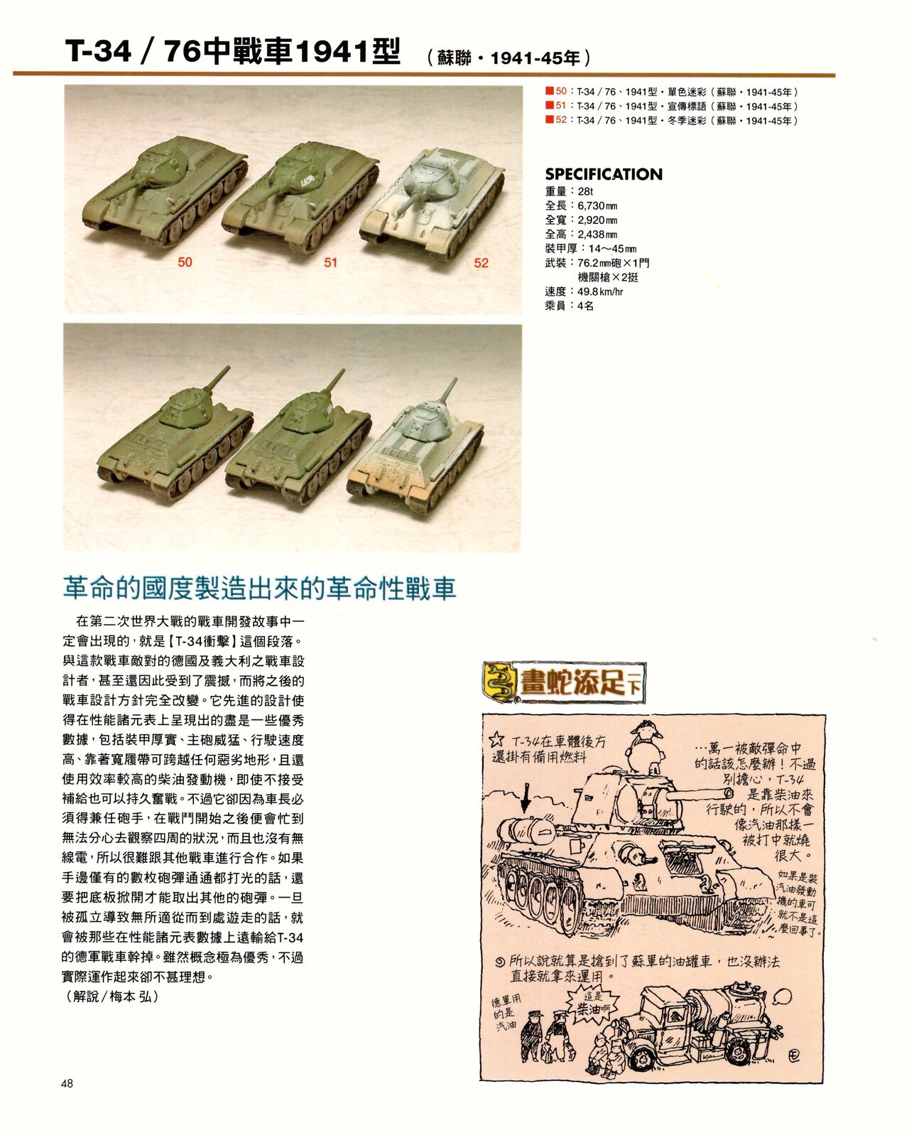 世界戰車博物館圖鑑(2009台版)  PANZERTALES WORLD TANK MUSEUM illustrated page 48