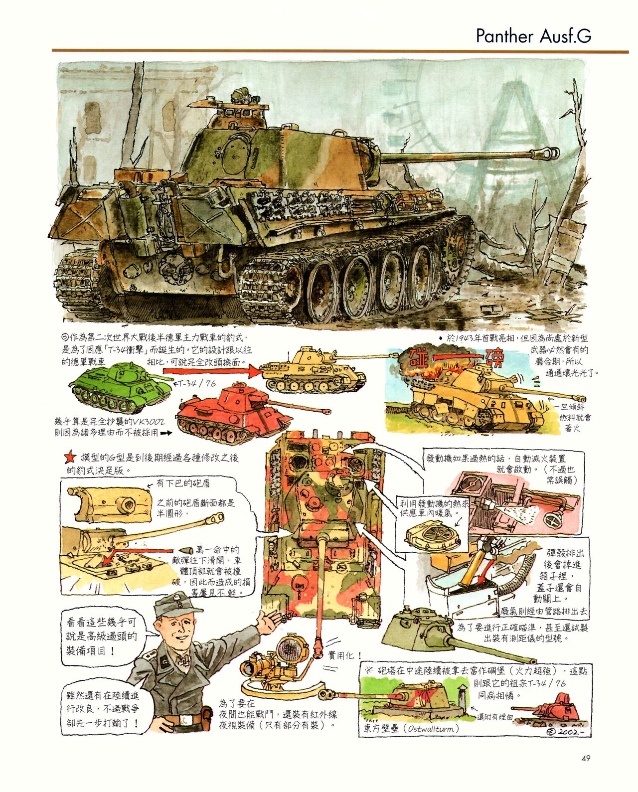 世界戰車博物館圖鑑(2009台版)  PANZERTALES WORLD TANK MUSEUM illustrated page 49