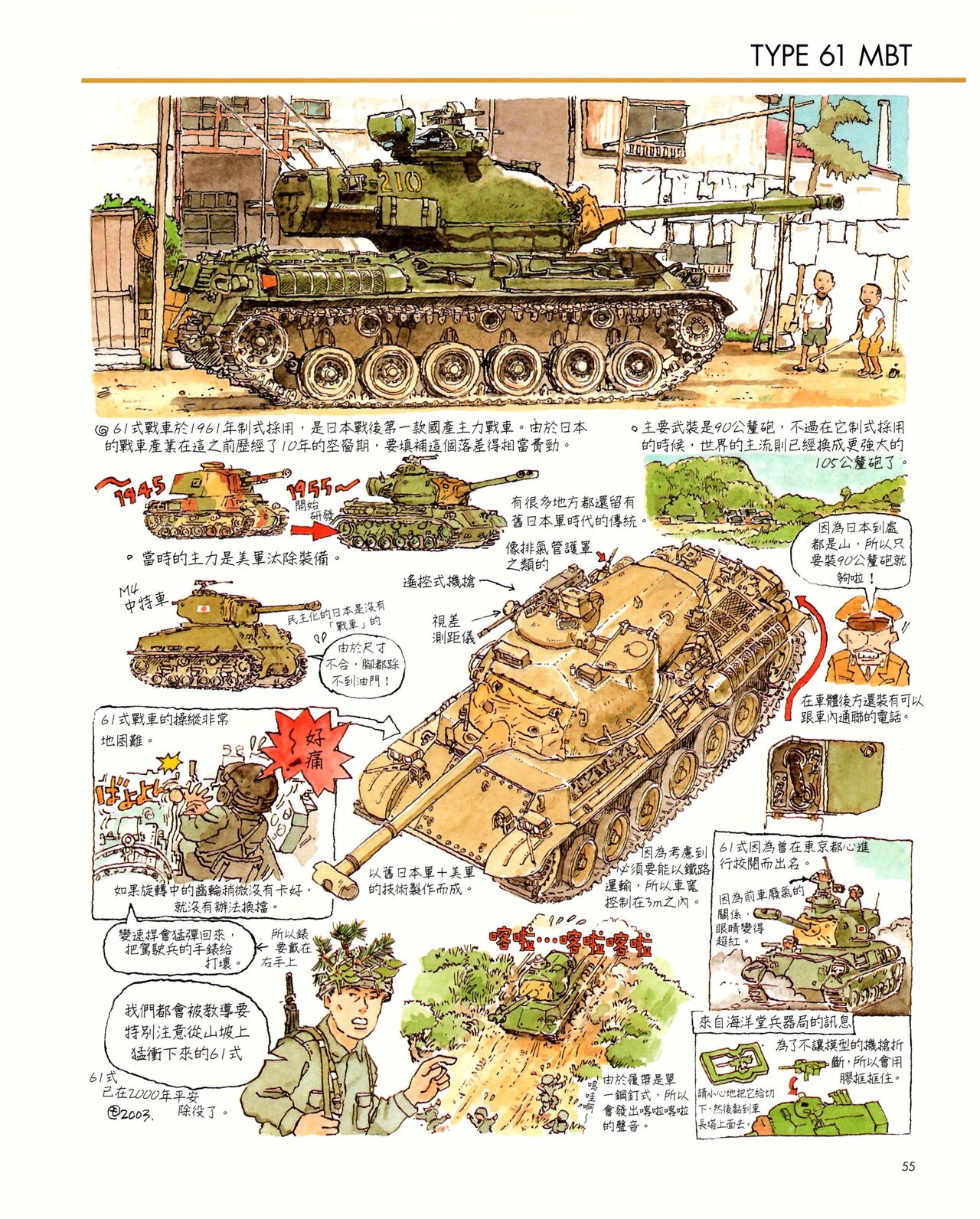 世界戰車博物館圖鑑(2009台版)  PANZERTALES WORLD TANK MUSEUM illustrated page 55