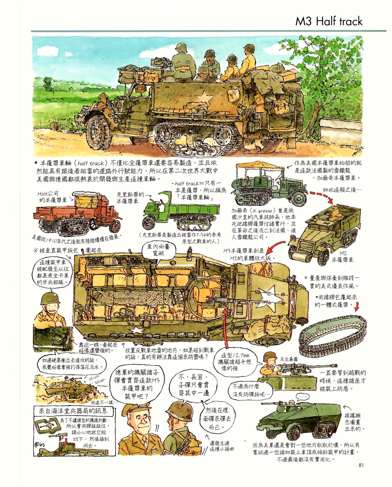 世界戰車博物館圖鑑(2009台版)  PANZERTALES WORLD TANK MUSEUM illustrated page 81