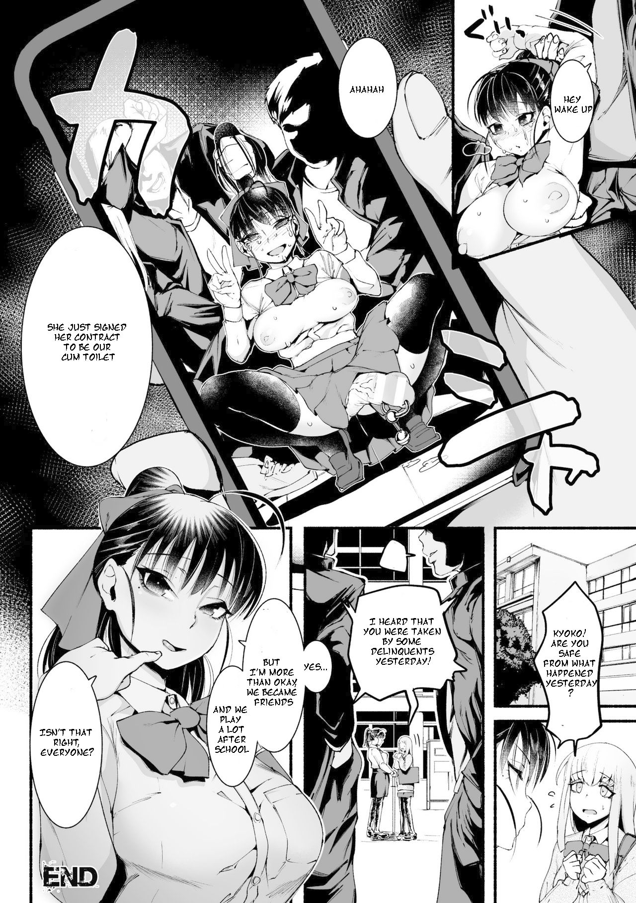 2D Comic Magazine Futanari-Ryona Females With Erections Being Defeated And Abused Vol. 1 page 46