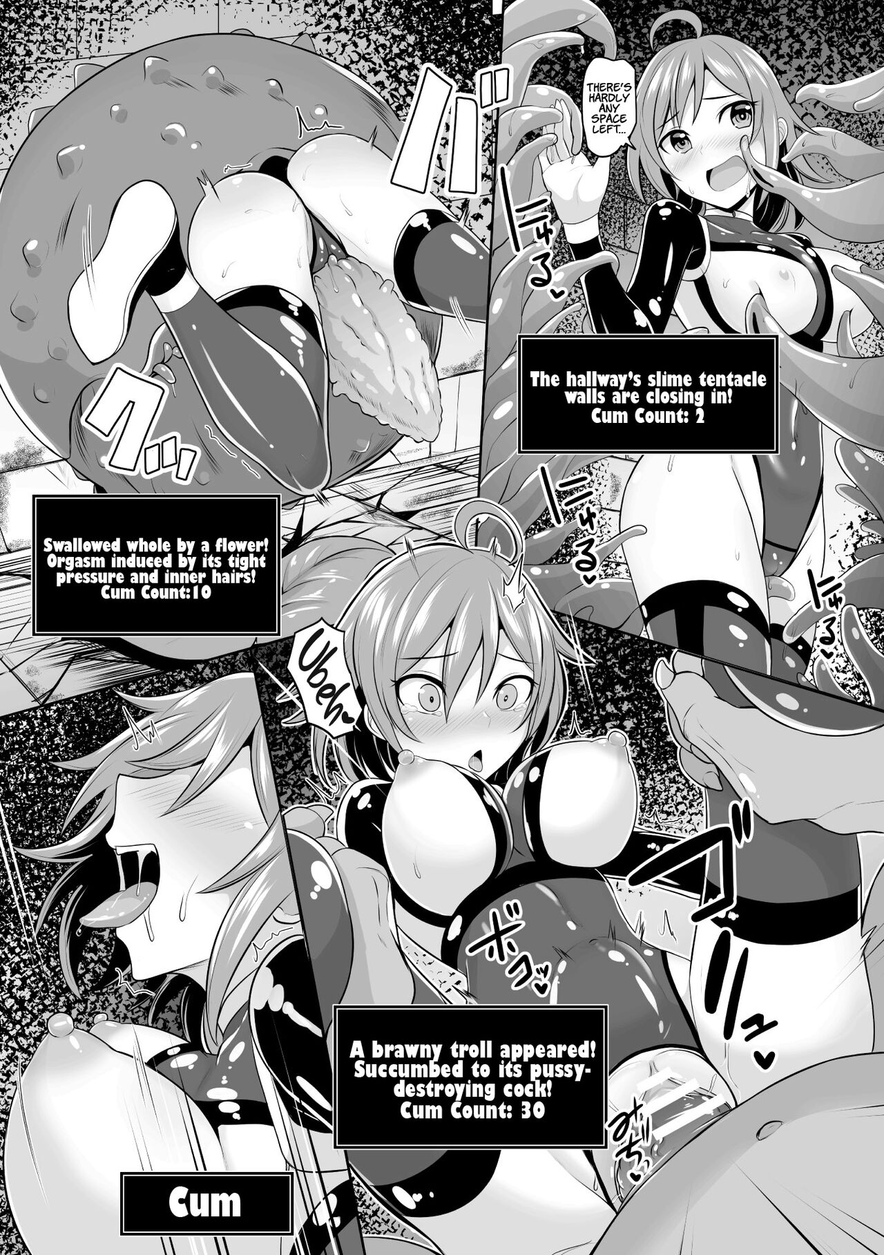 2D Comic Magazine Mesu Ochi! TS Ero Trap Dungeon Vol. 2 page 12