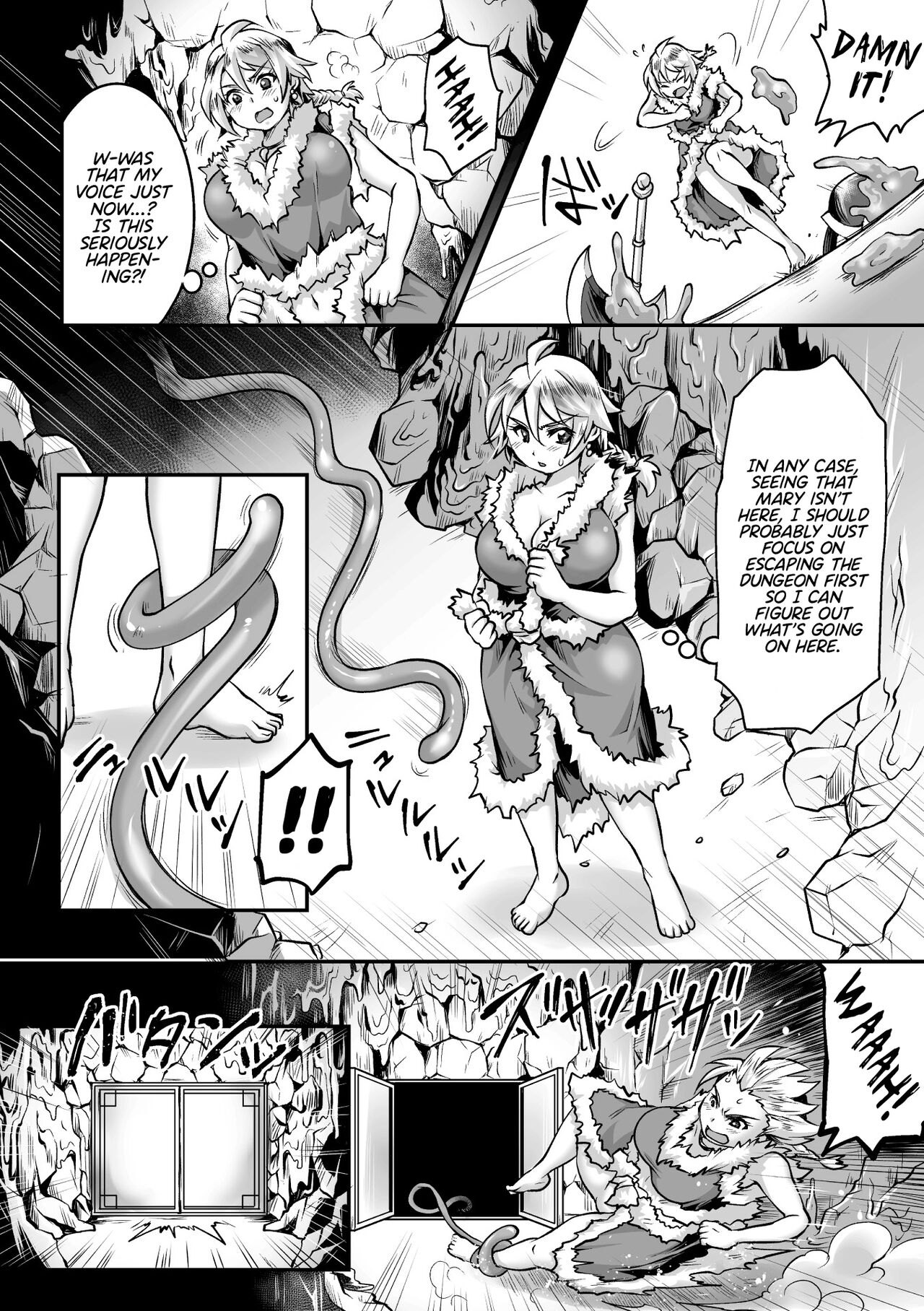 2D Comic Magazine Mesu Ochi! TS Ero Trap Dungeon Vol. 2 page 28