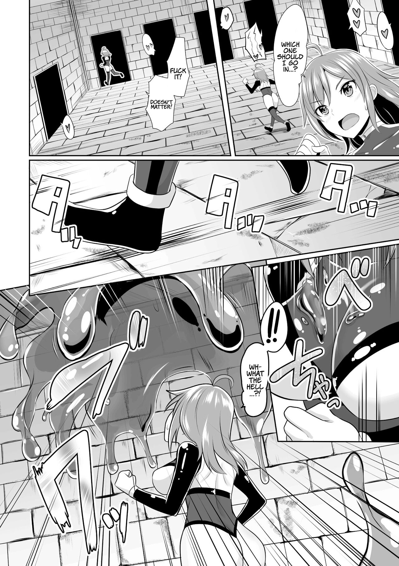 2D Comic Magazine Mesu Ochi! TS Ero Trap Dungeon Vol. 2 page 8