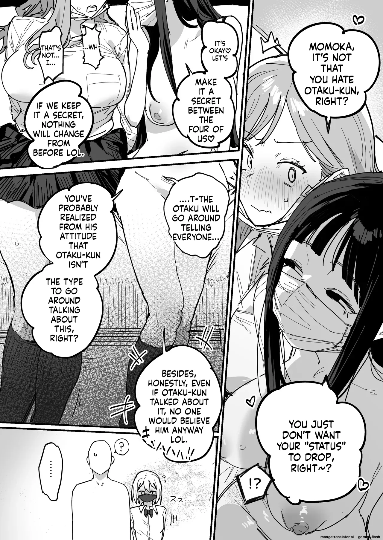 3 Gal ~Choukyokon Otaku-kun no Nakadashi SEX de Meromero ni Sarechau Gal 3-nin-gumi no Hanashi~ page 34