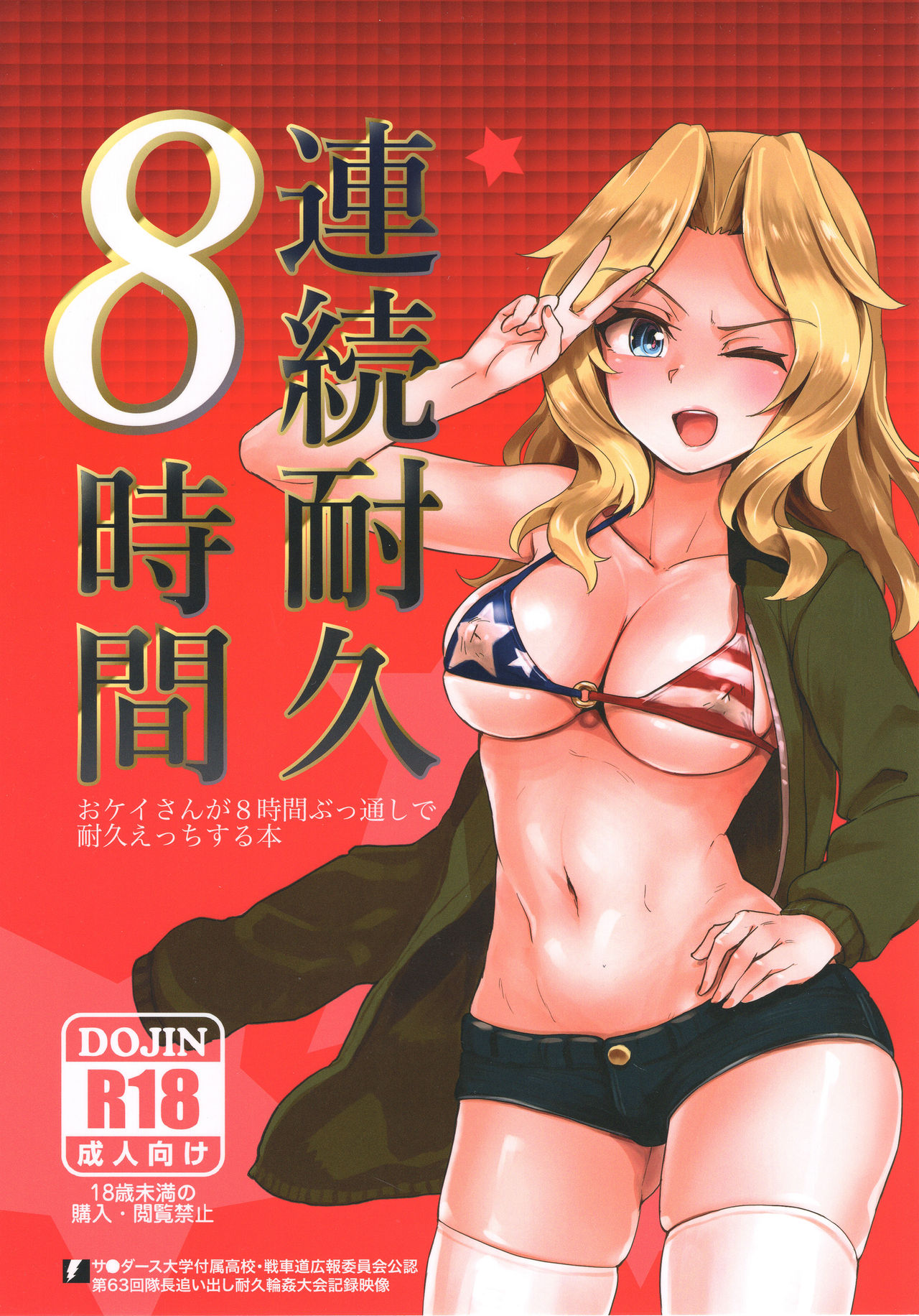 8 Hours Non-Stop Endurance: Kay Endures 8 Straight Hours of Non-Stop Sex (Girls und Panzer) [English] =7BA= page 1
