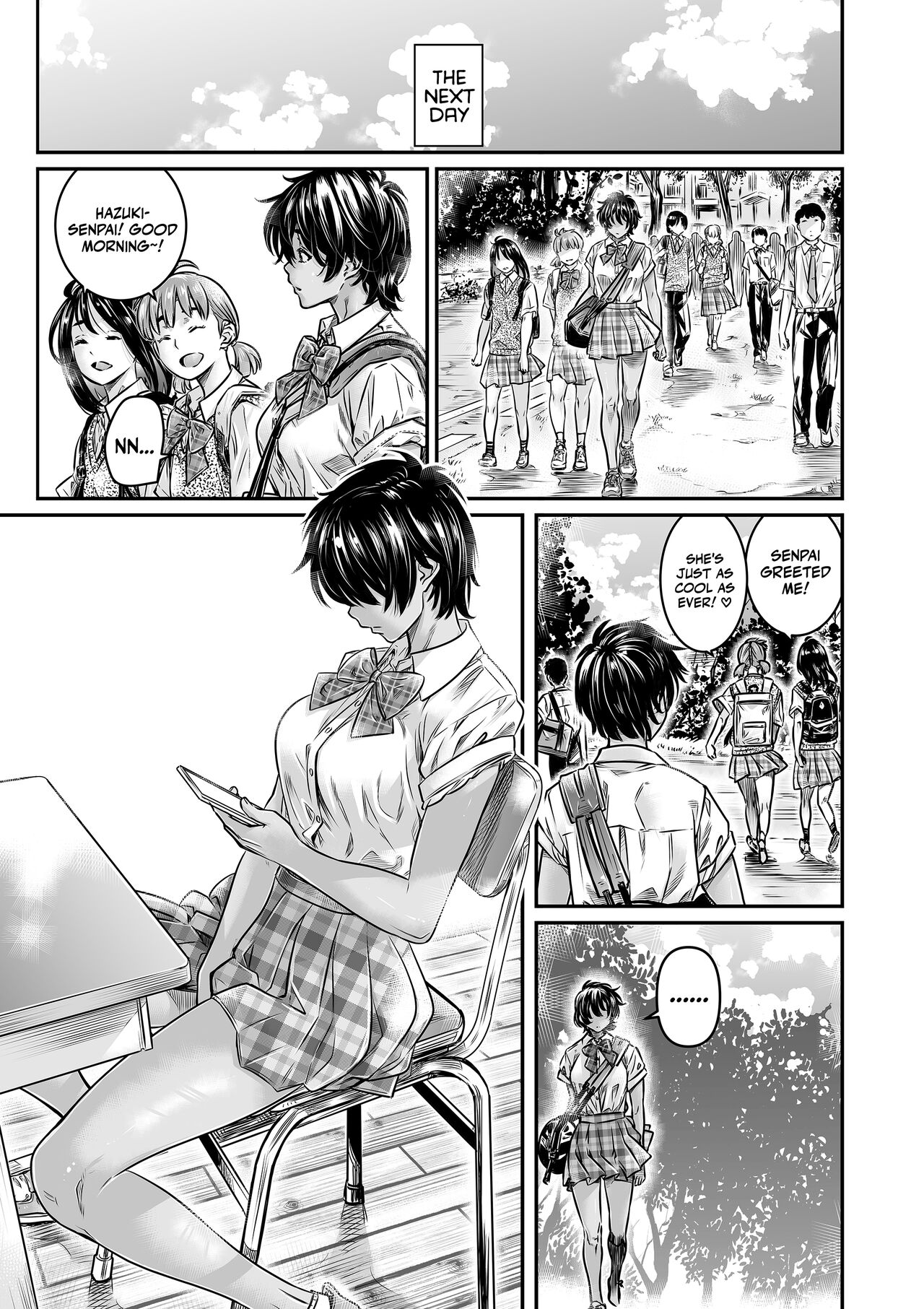 A 175cm-Tall Track-and-Field Girl Wants to Run with Her Male Kouhai's Semen Inside Her page 10