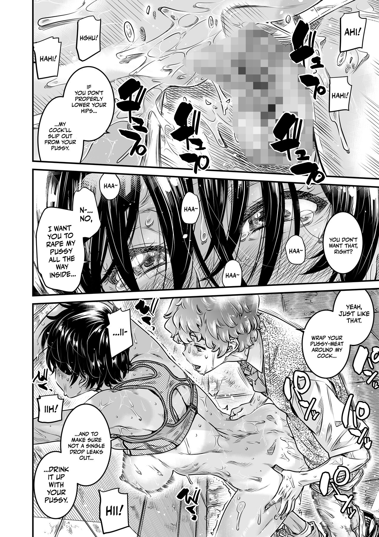 A 175cm-Tall Track-and-Field Girl Wants to Run with Her Male Kouhai's Semen Inside Her page 28